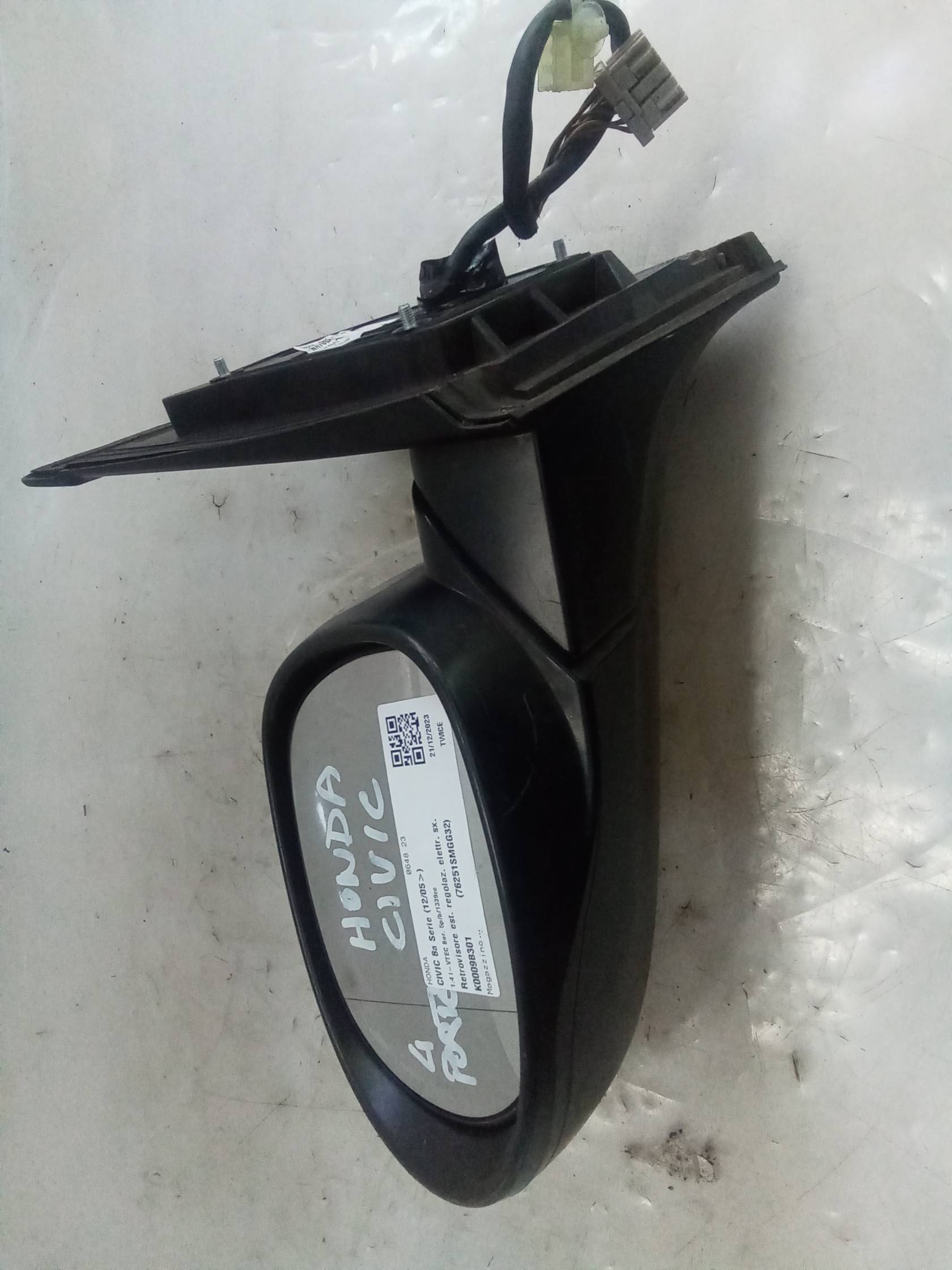 Retrovisore est. regolaz. elettr. sx.