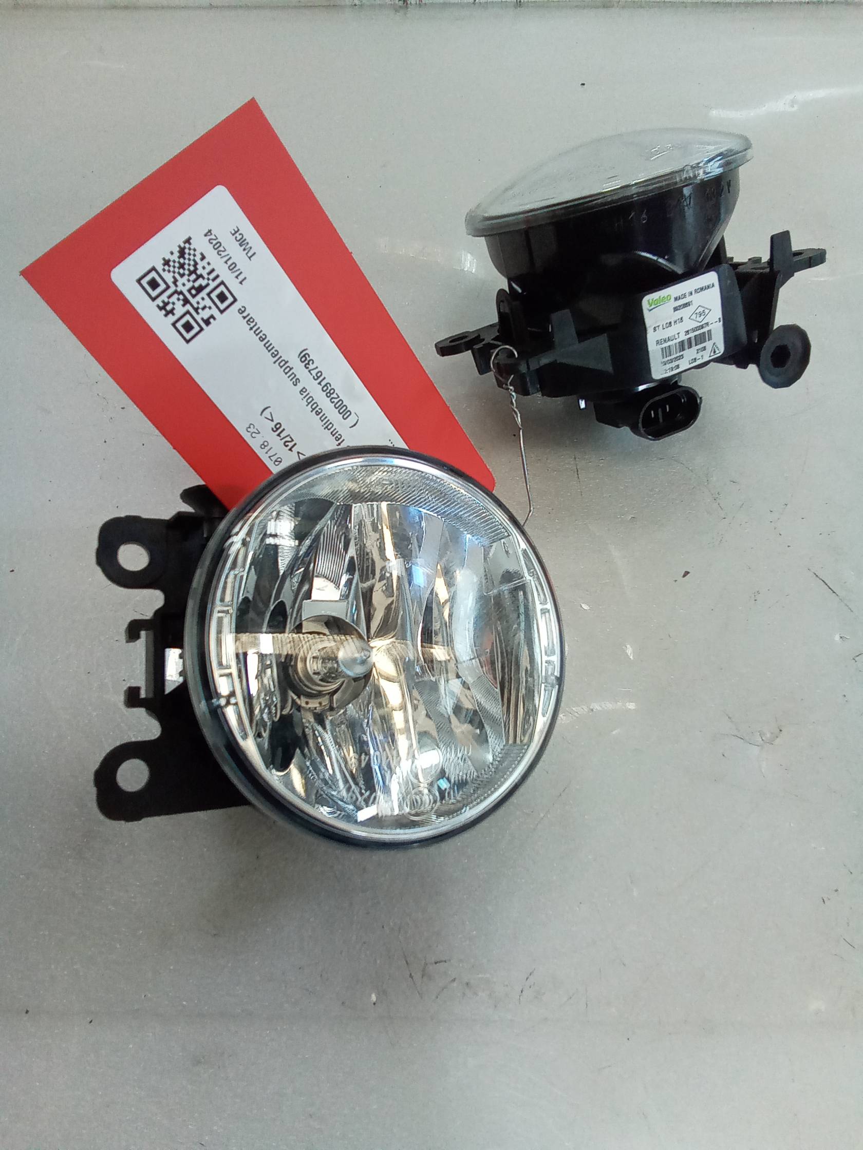 Coppia Proiettore fendinebbia supplementare