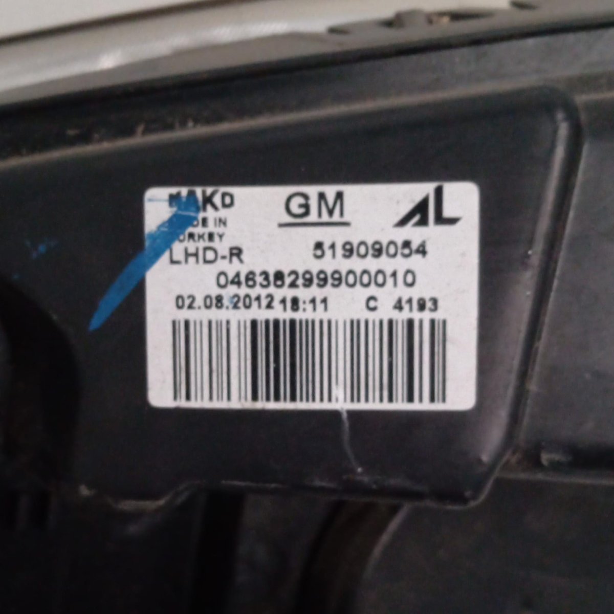 Fanale anteriore destro