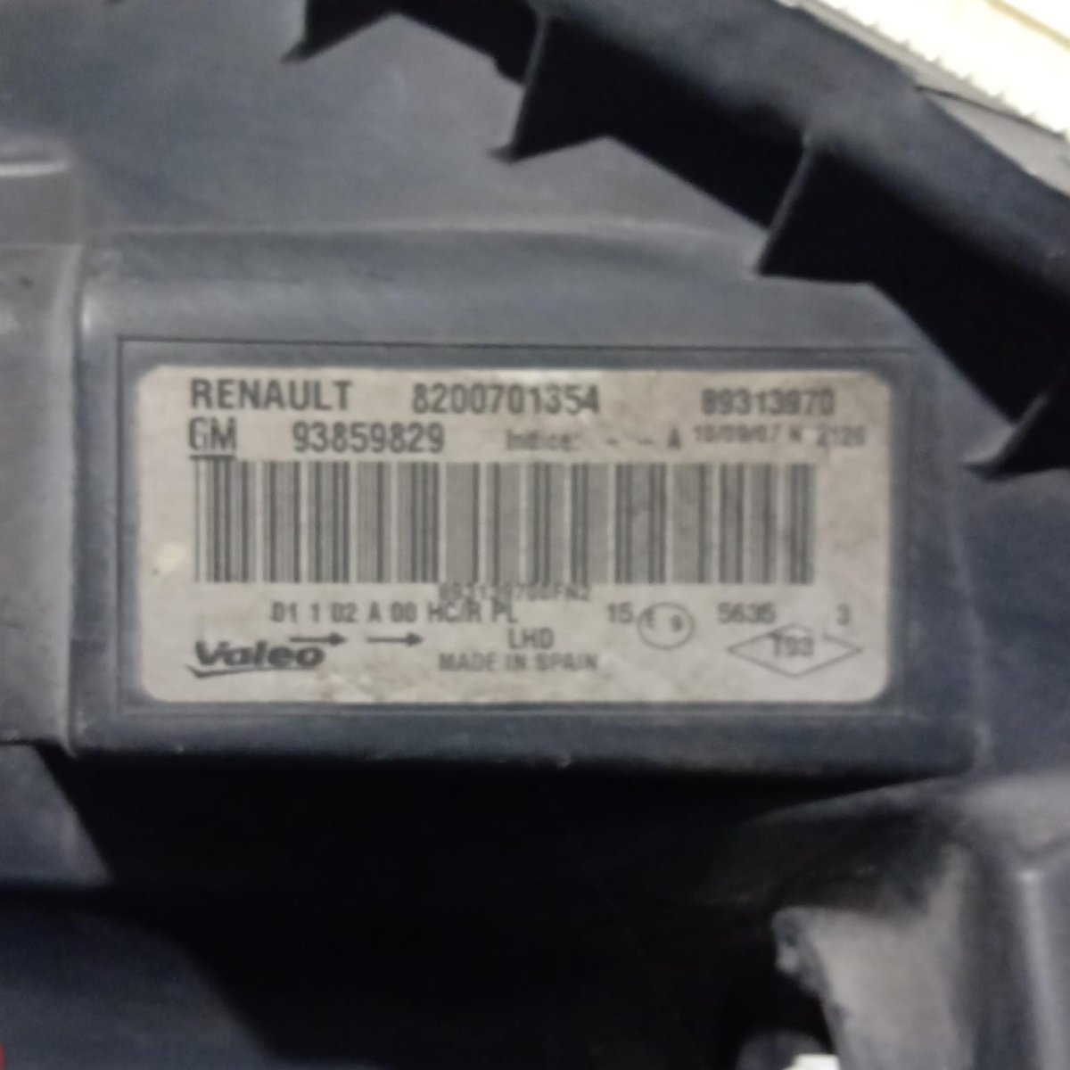 Fanale anteriore sinistro