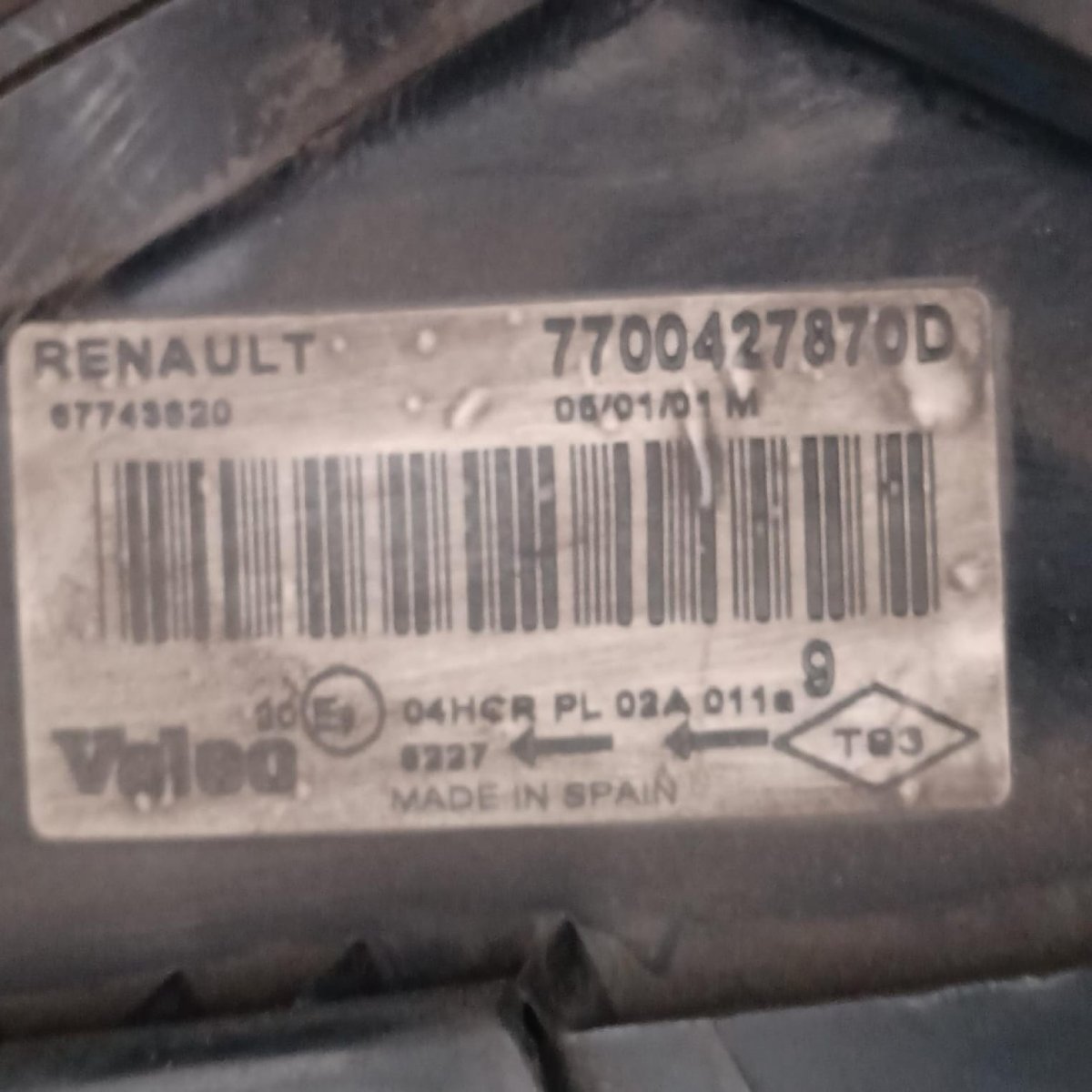 Fanale anteriore destro