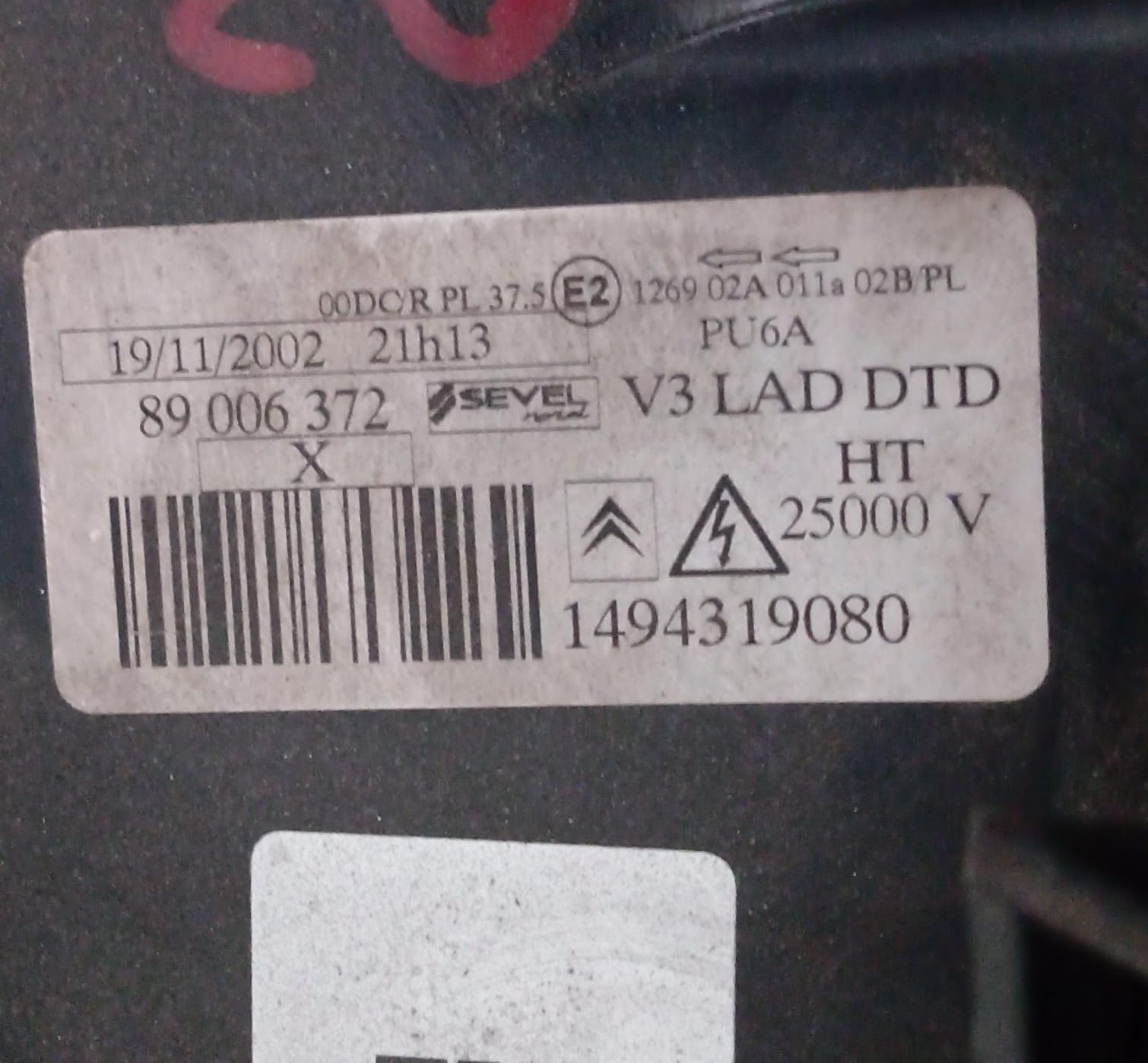 Fanale anteriore destro