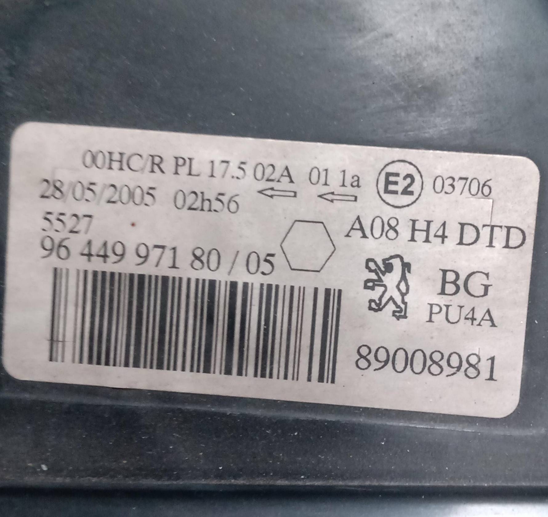 Fanale anteriore destro