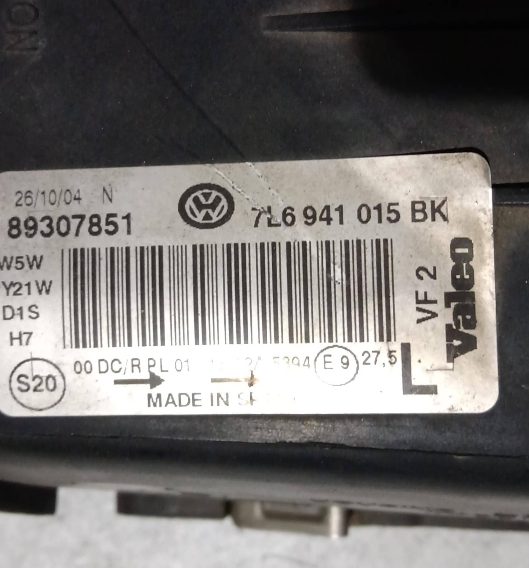 Fanale anteriore sinistro