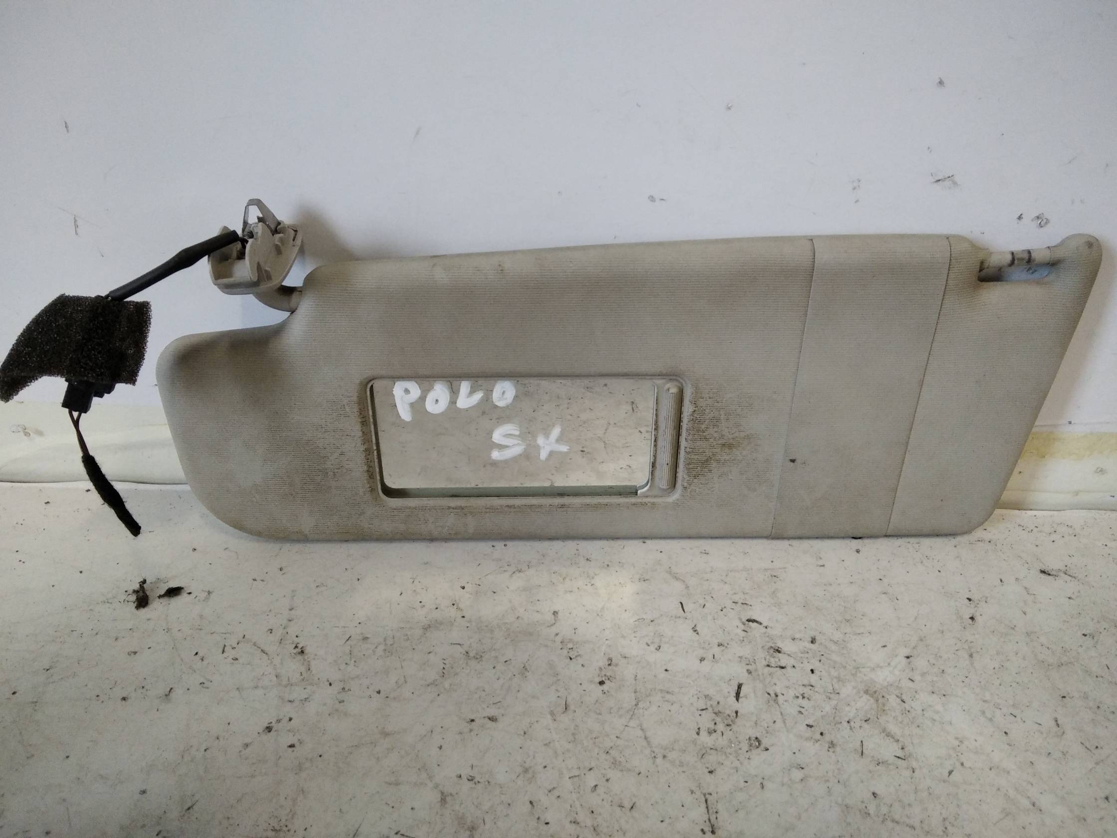 Aletta parasole parabrezza sx.