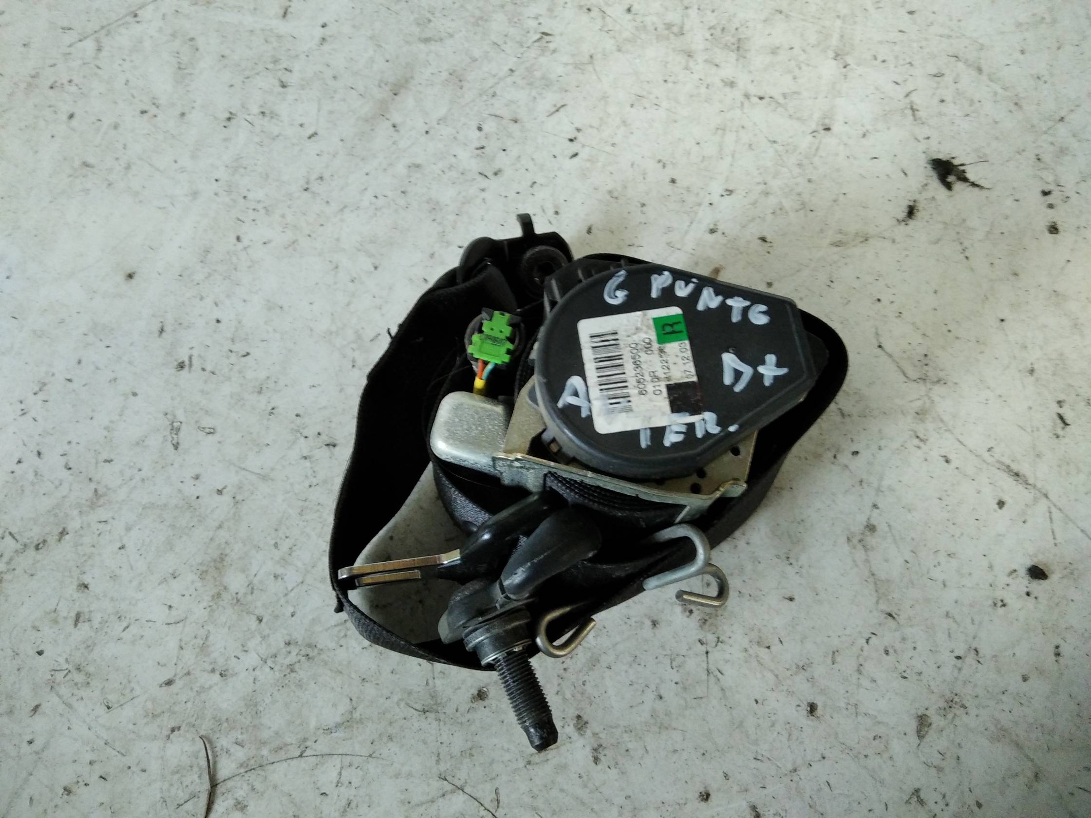 Cintura di sicurezza ant. dx.