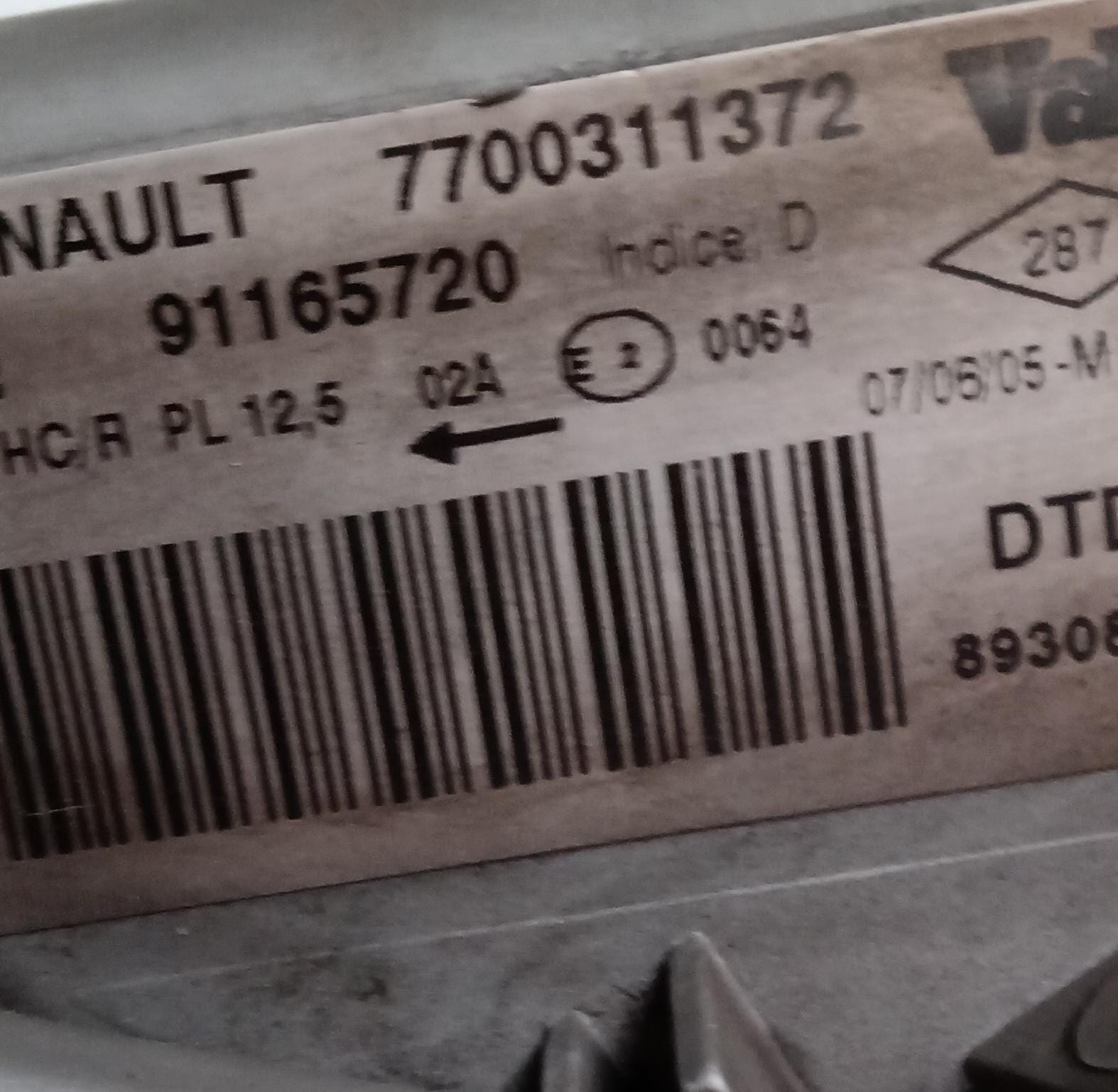 Fanale anteriore destro