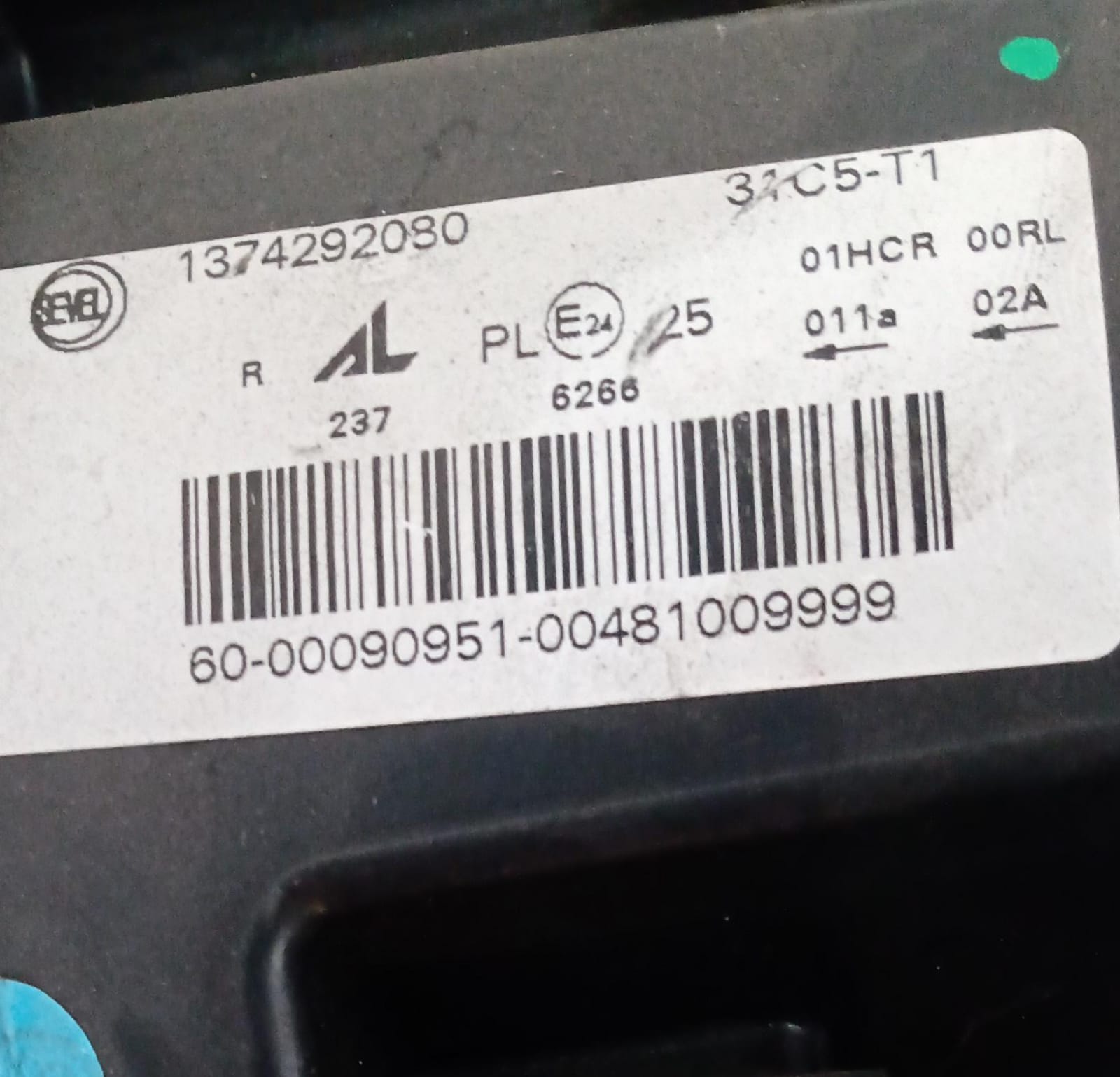 Fanale anteriore destro