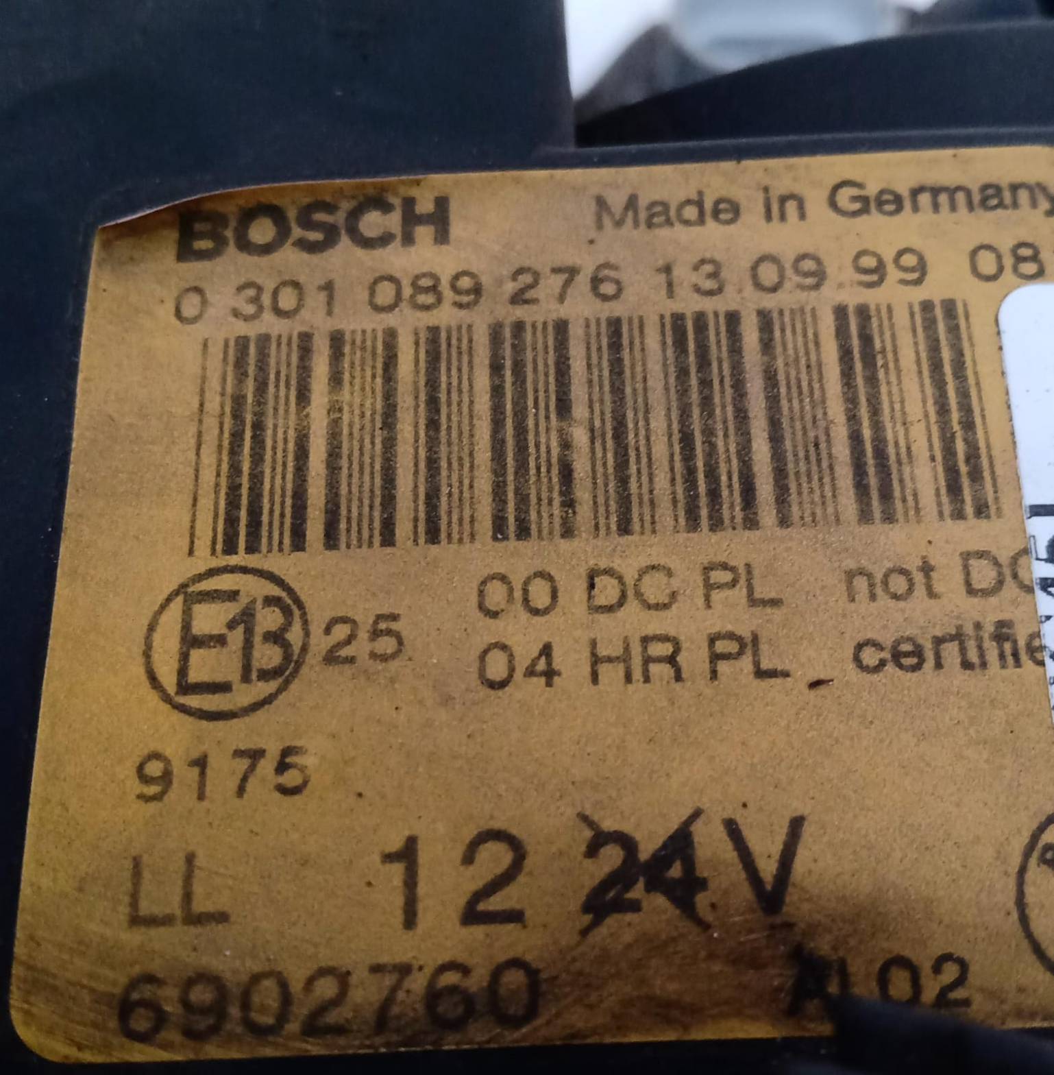 Fanale anteriore destro