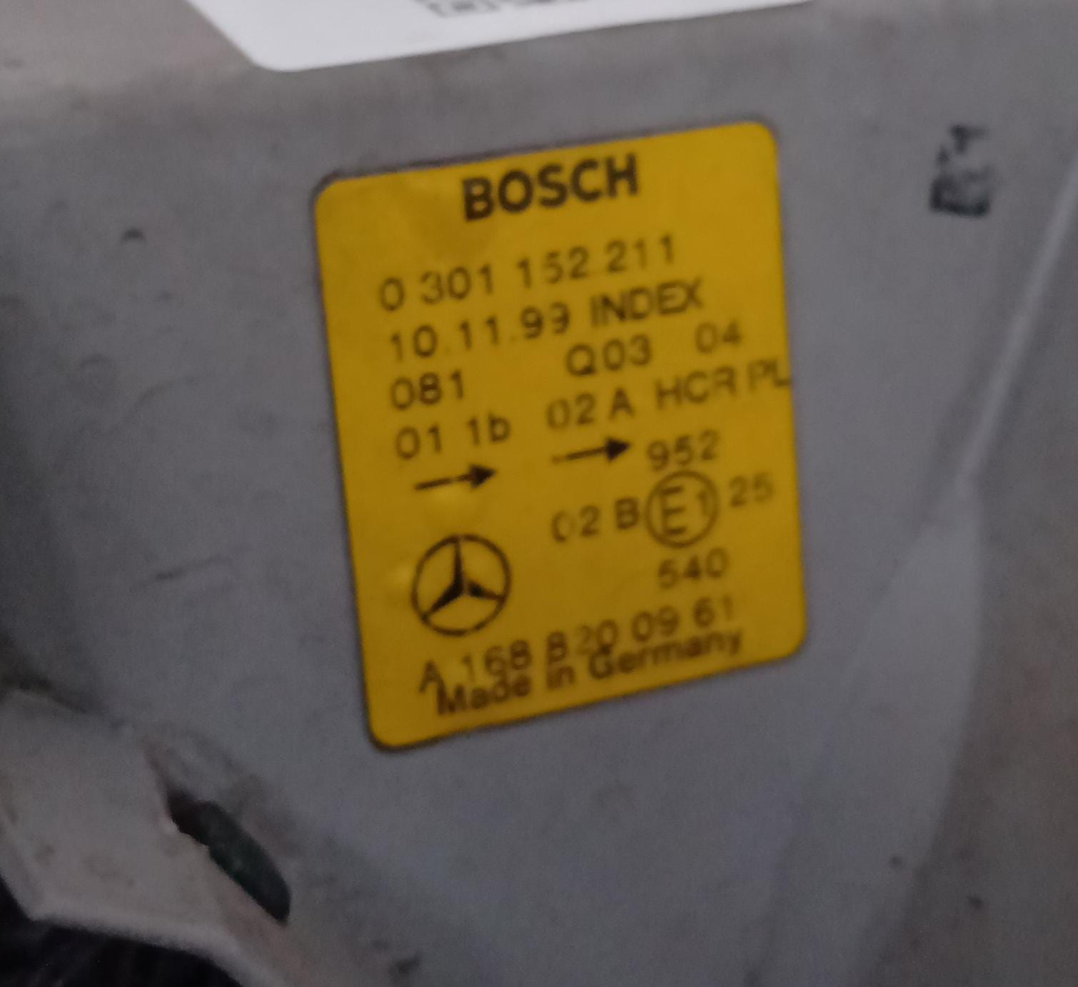 Fanale anteriore sinistro