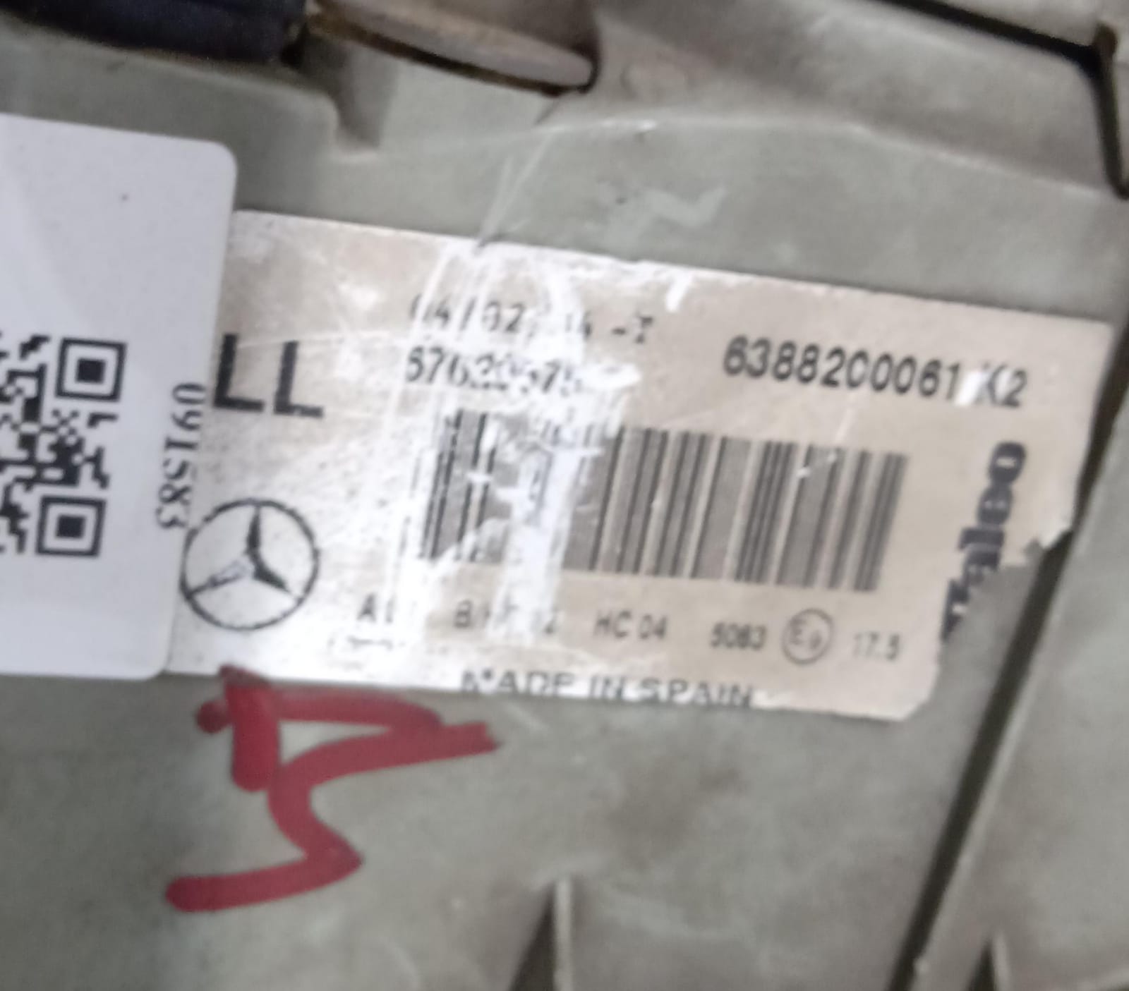 Fanale anteriore sinistro