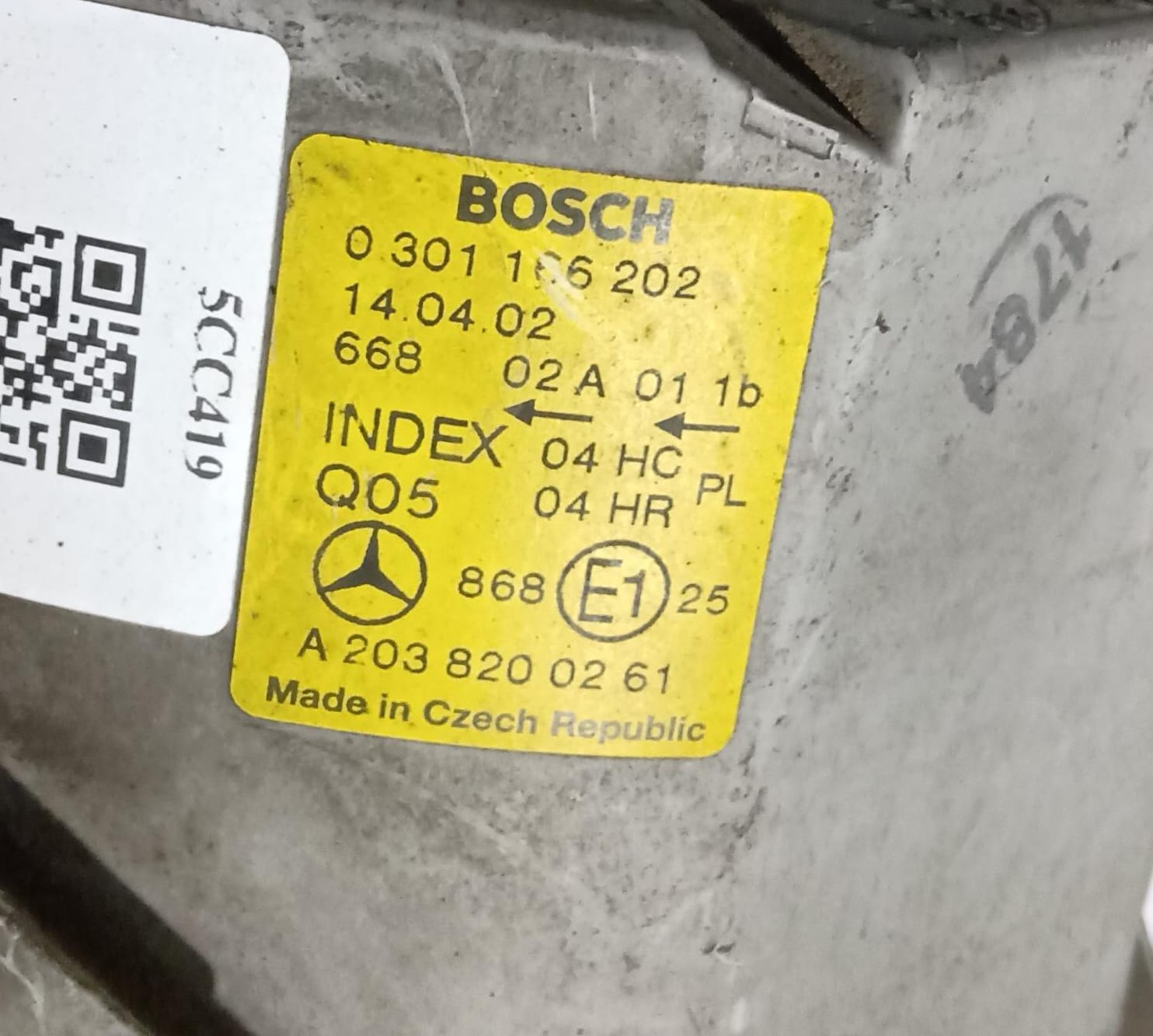 Fanale anteriore destro