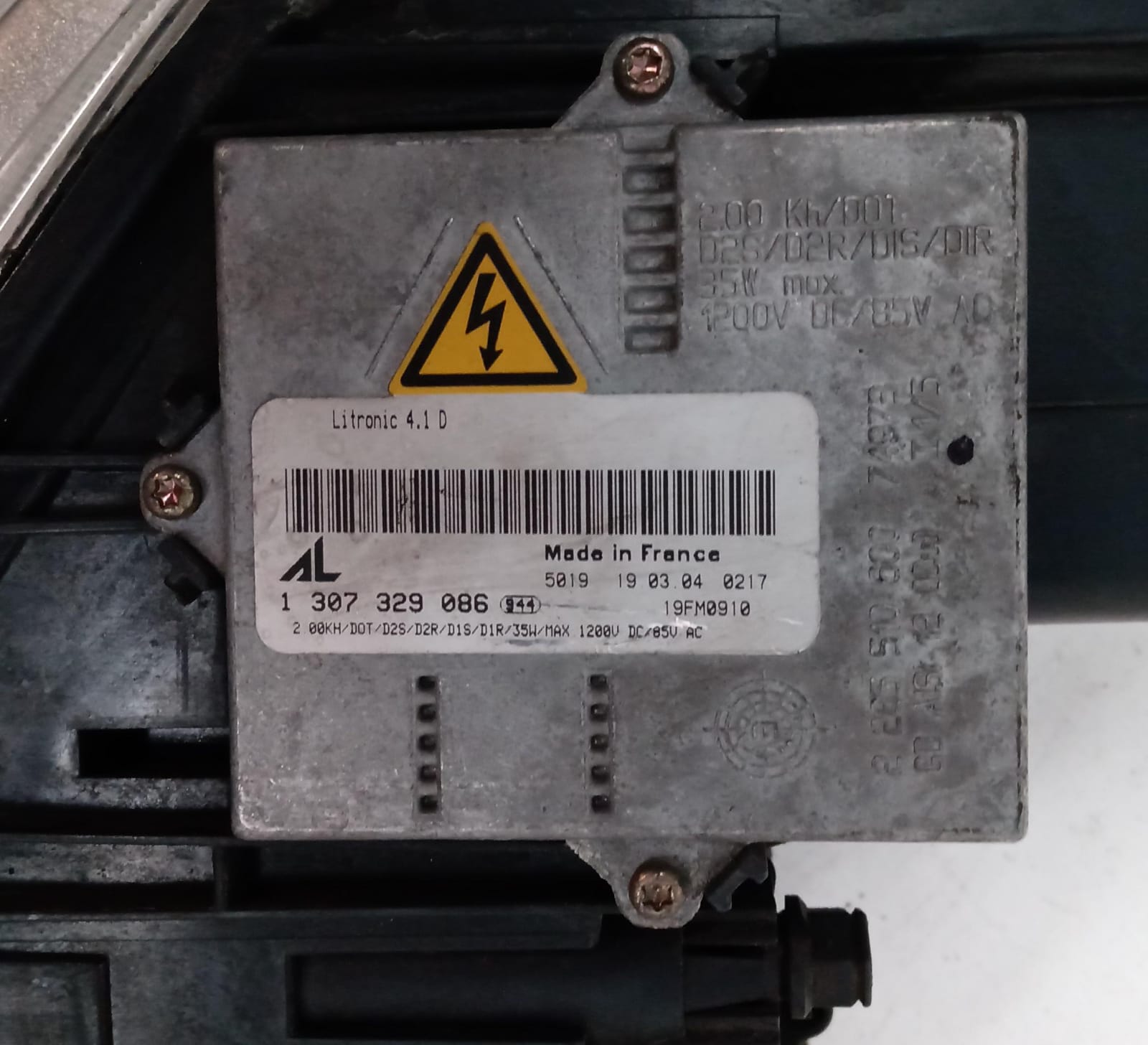 Fanale anteriore sinistro