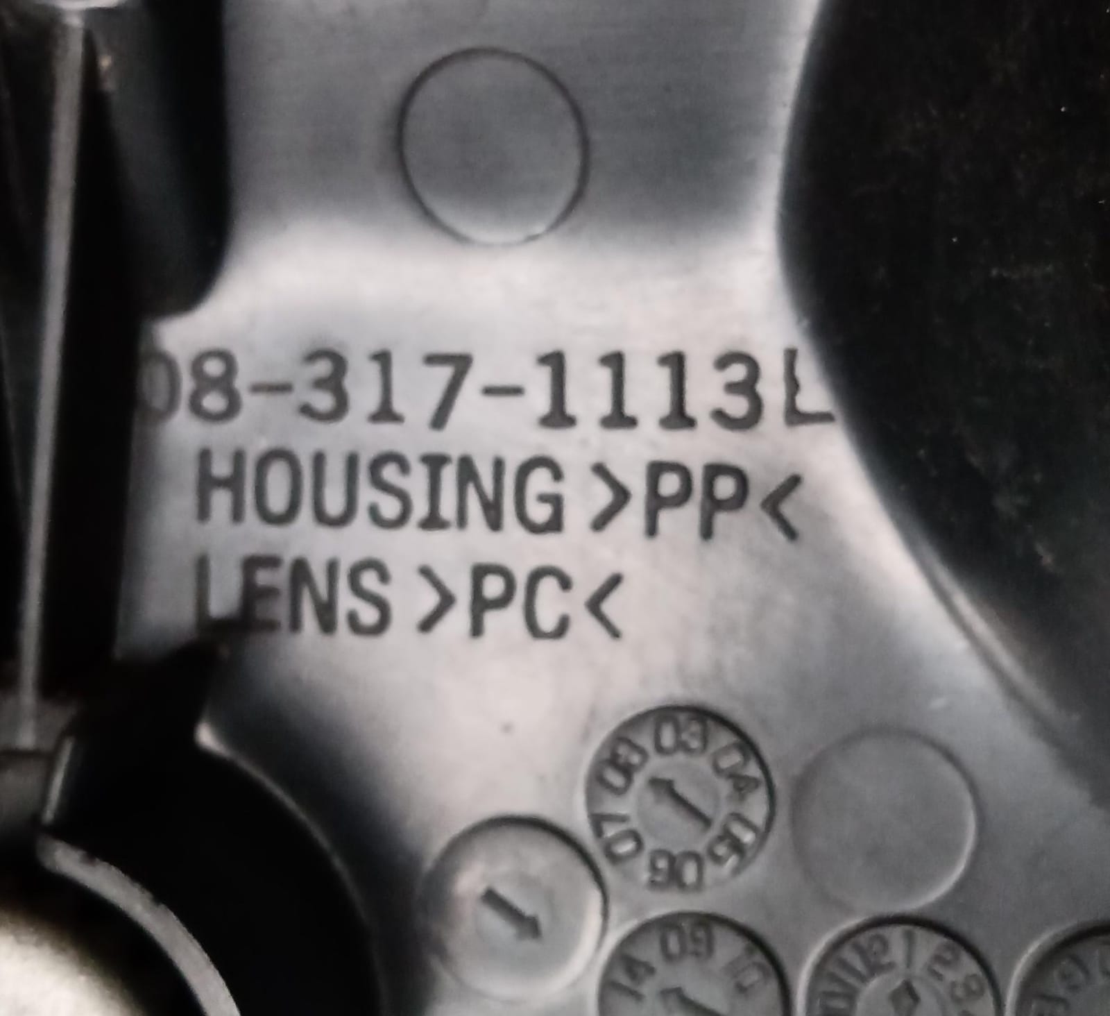 Fanale anteriore sinistro