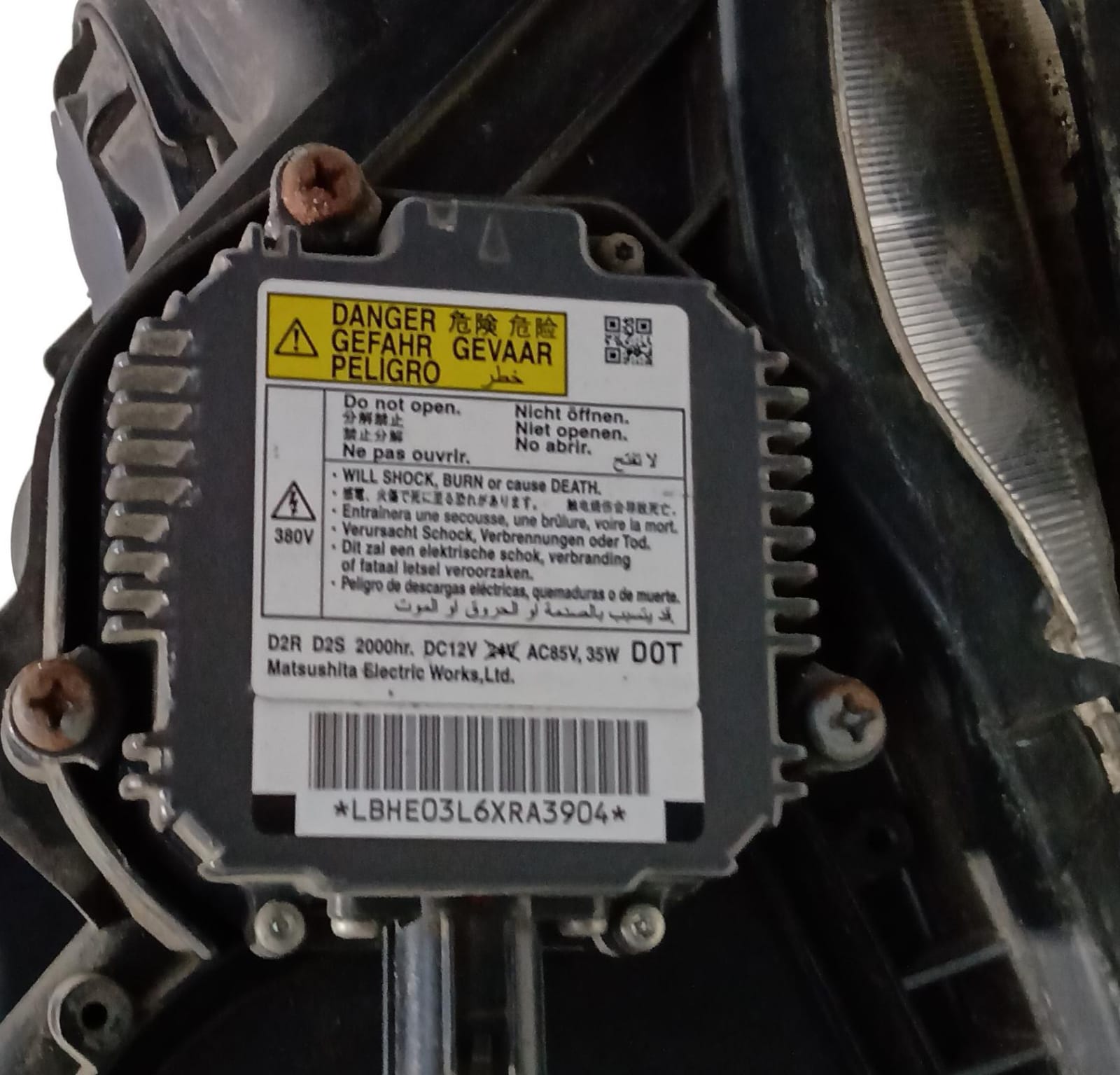 Fanale anteriore sinistro