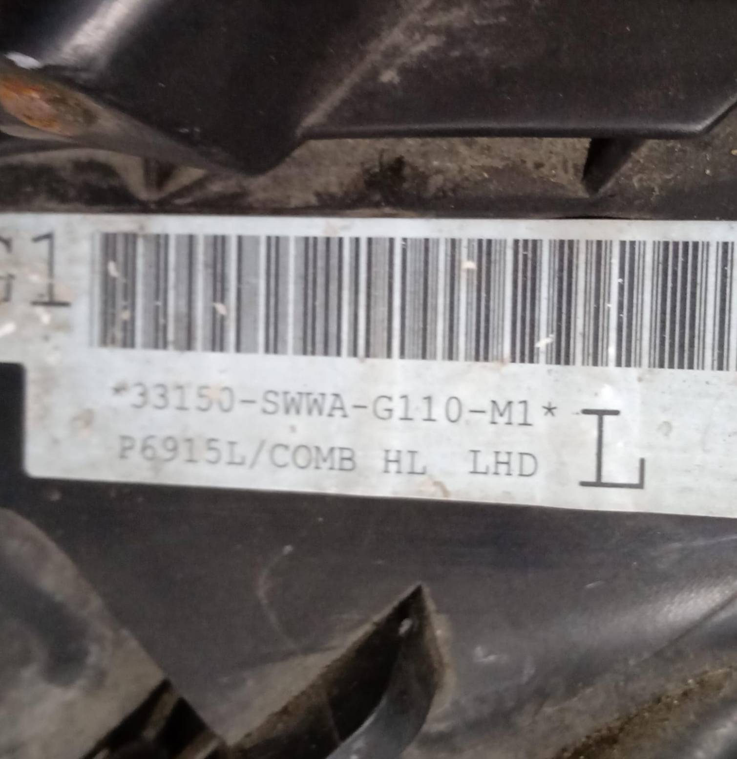 Fanale anteriore sinistro