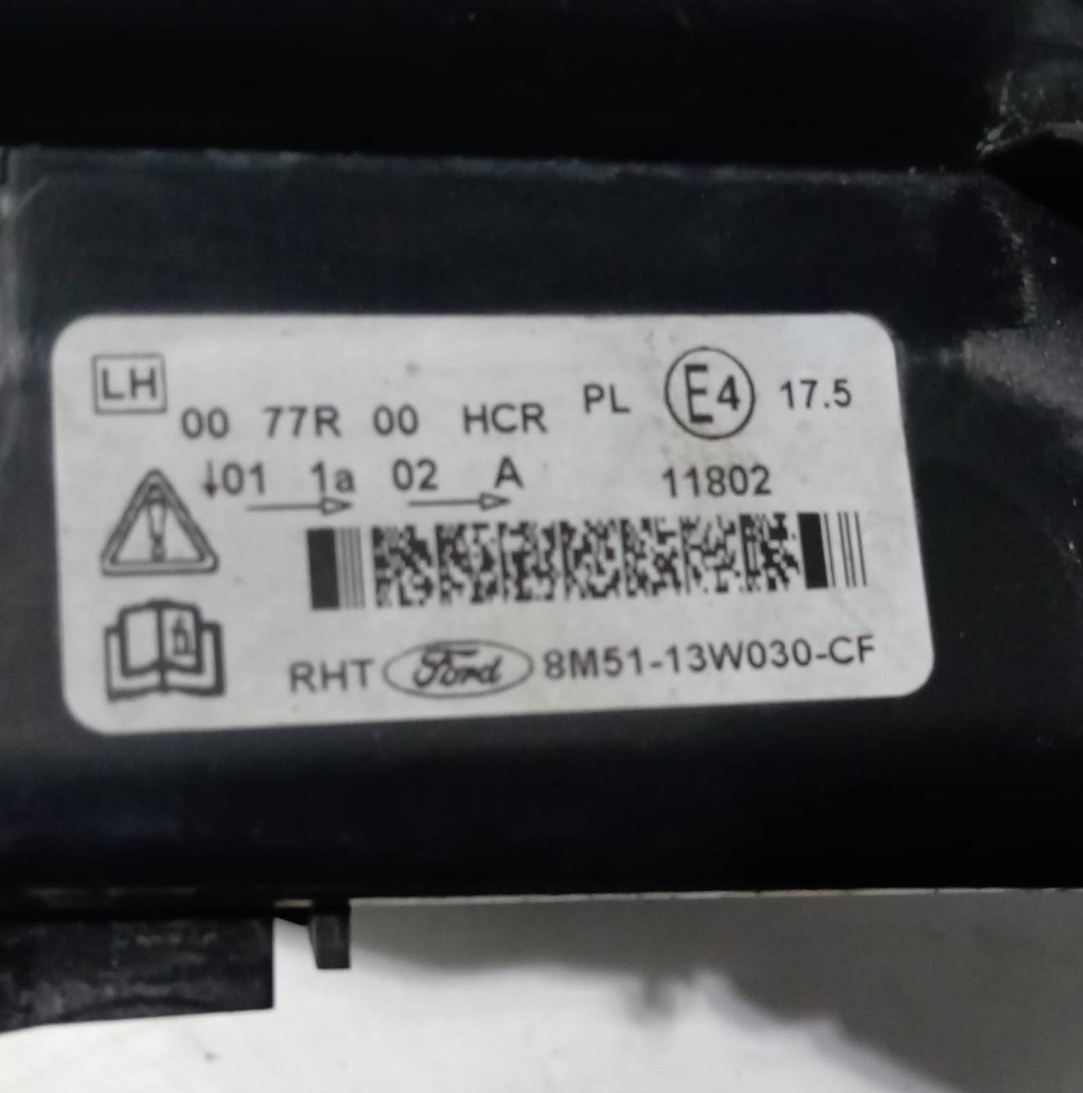 Fanale anteriore sinistro