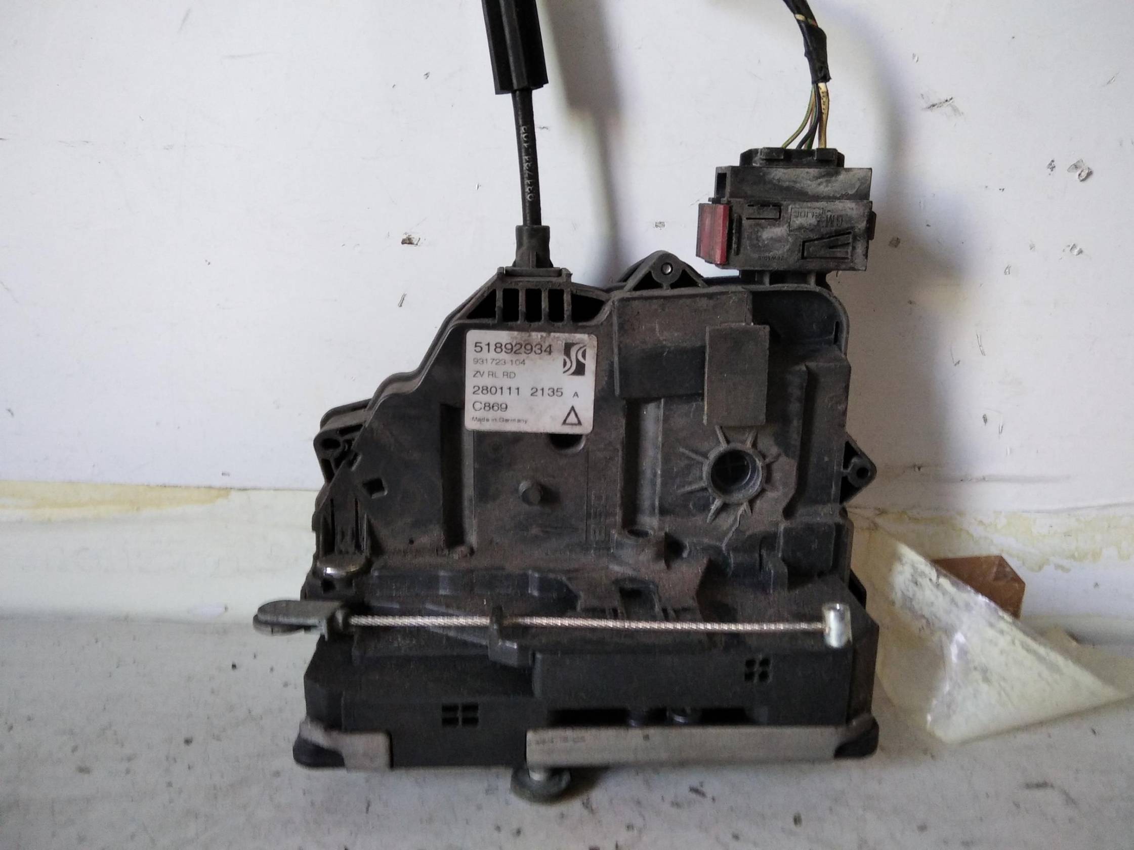 Serratura porta post. sx.