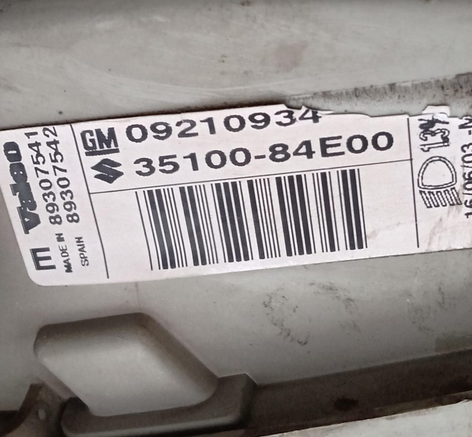 Fanale anteriore destro