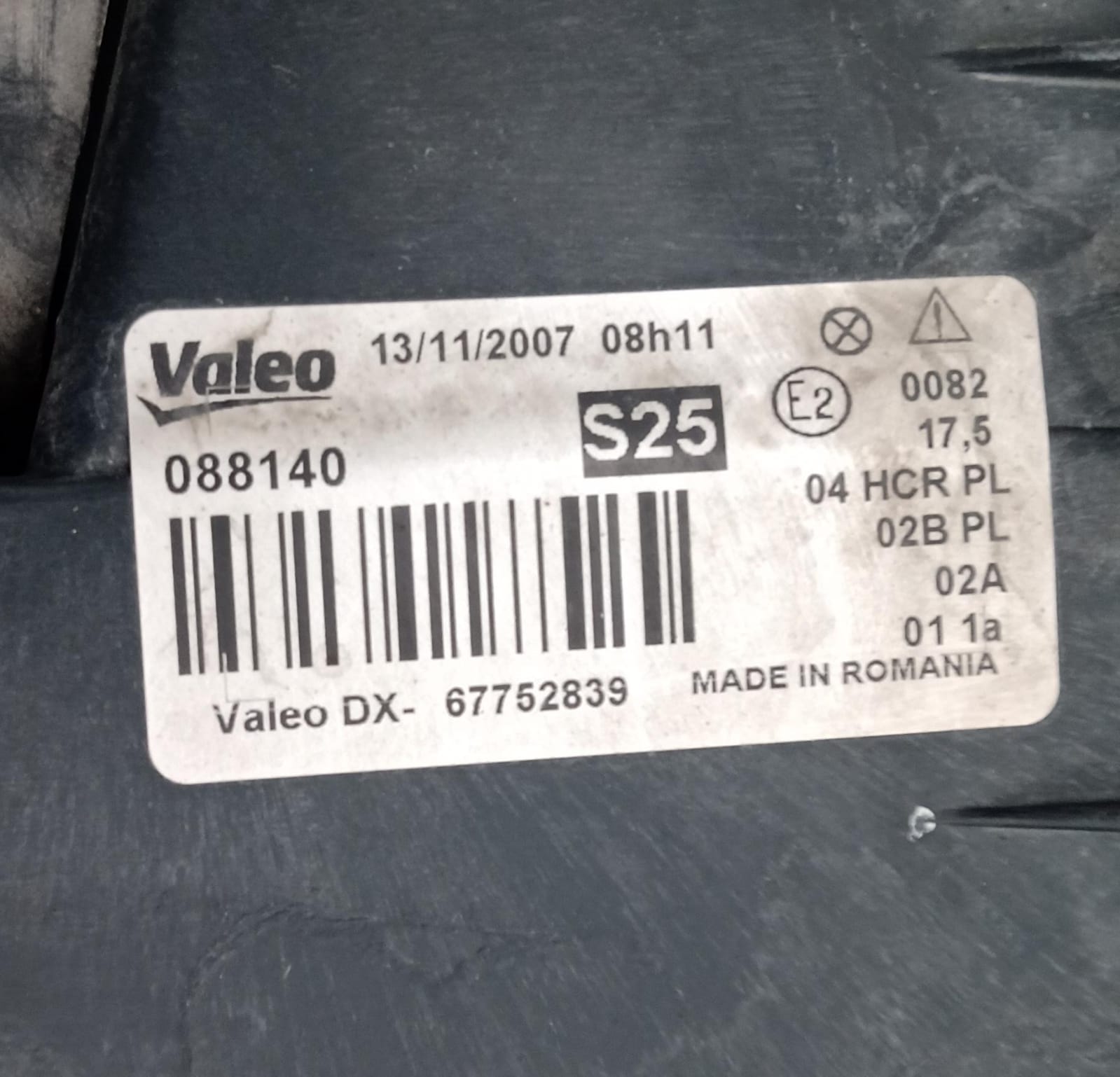 fanale anteriore destro