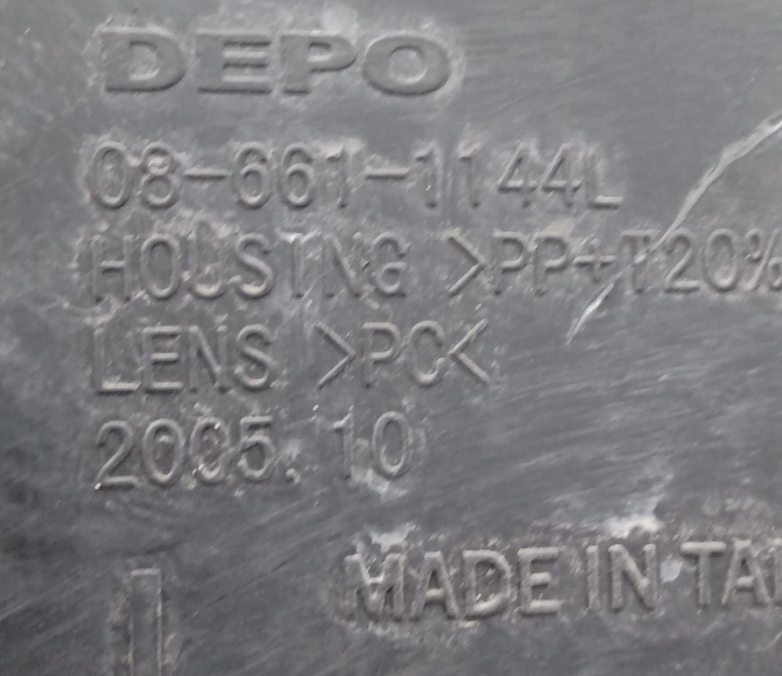 Fanale anteriore sinistro