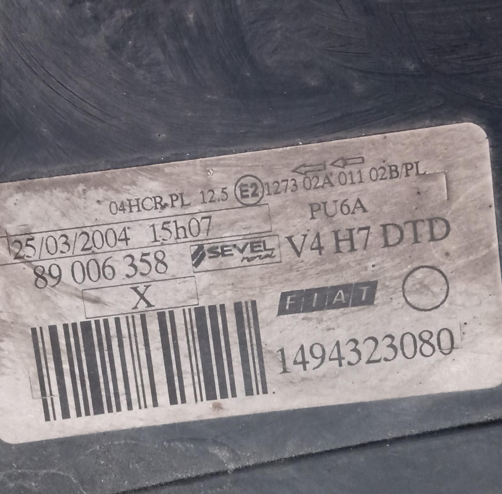 Fanale anteriore destro