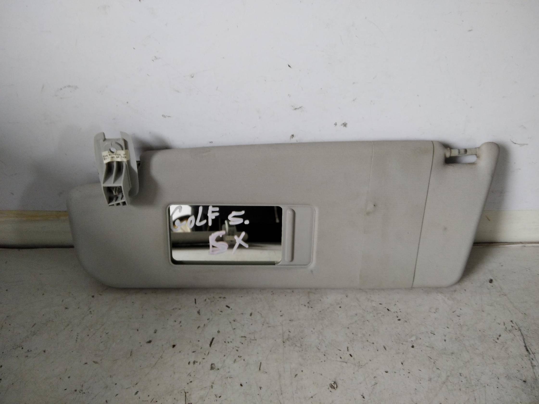 Aletta parasole parabrezza sx.