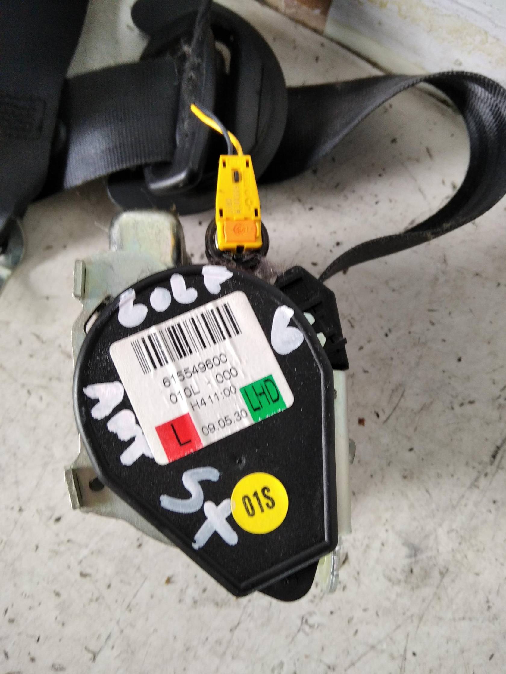 Cintura di sicurezza ant. sx.