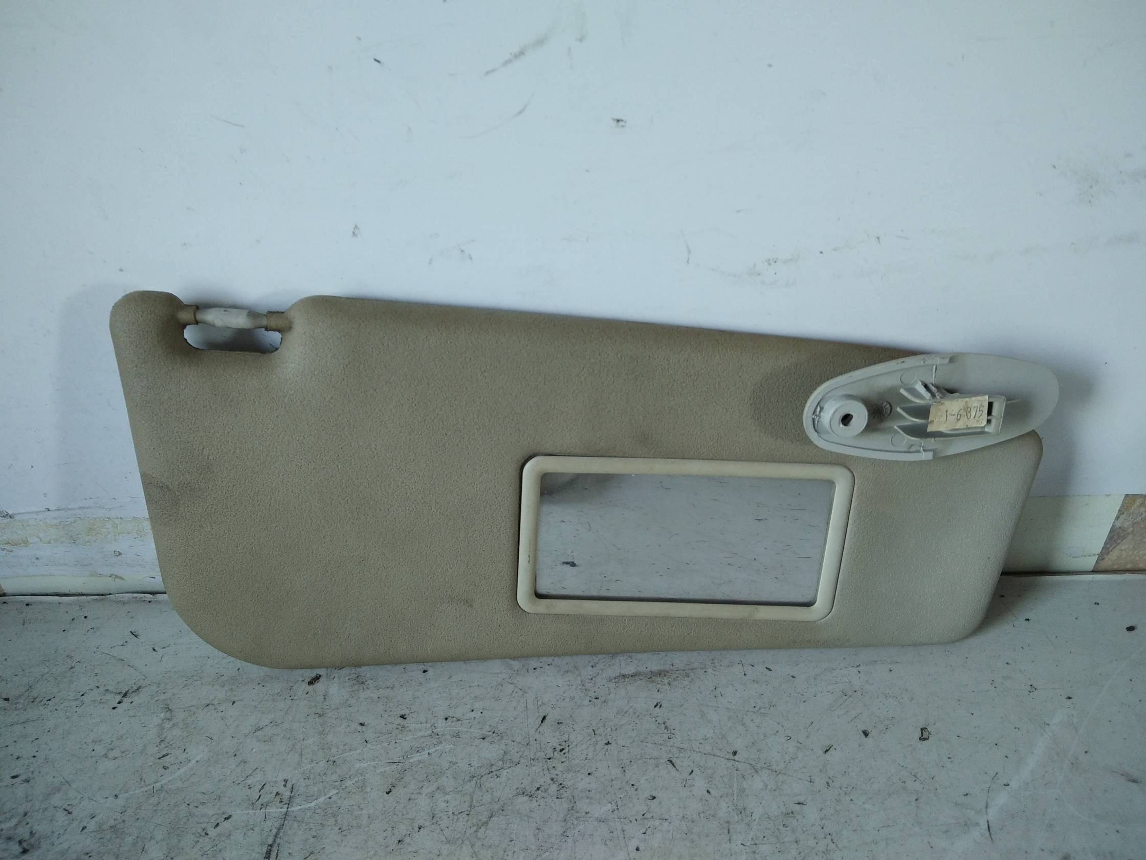 Aletta parasole parabrezza sx.