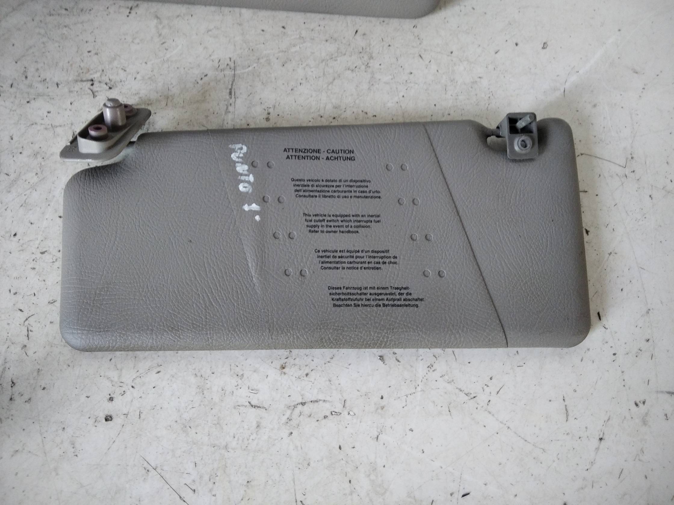 Aletta parasole parabrezza sx.