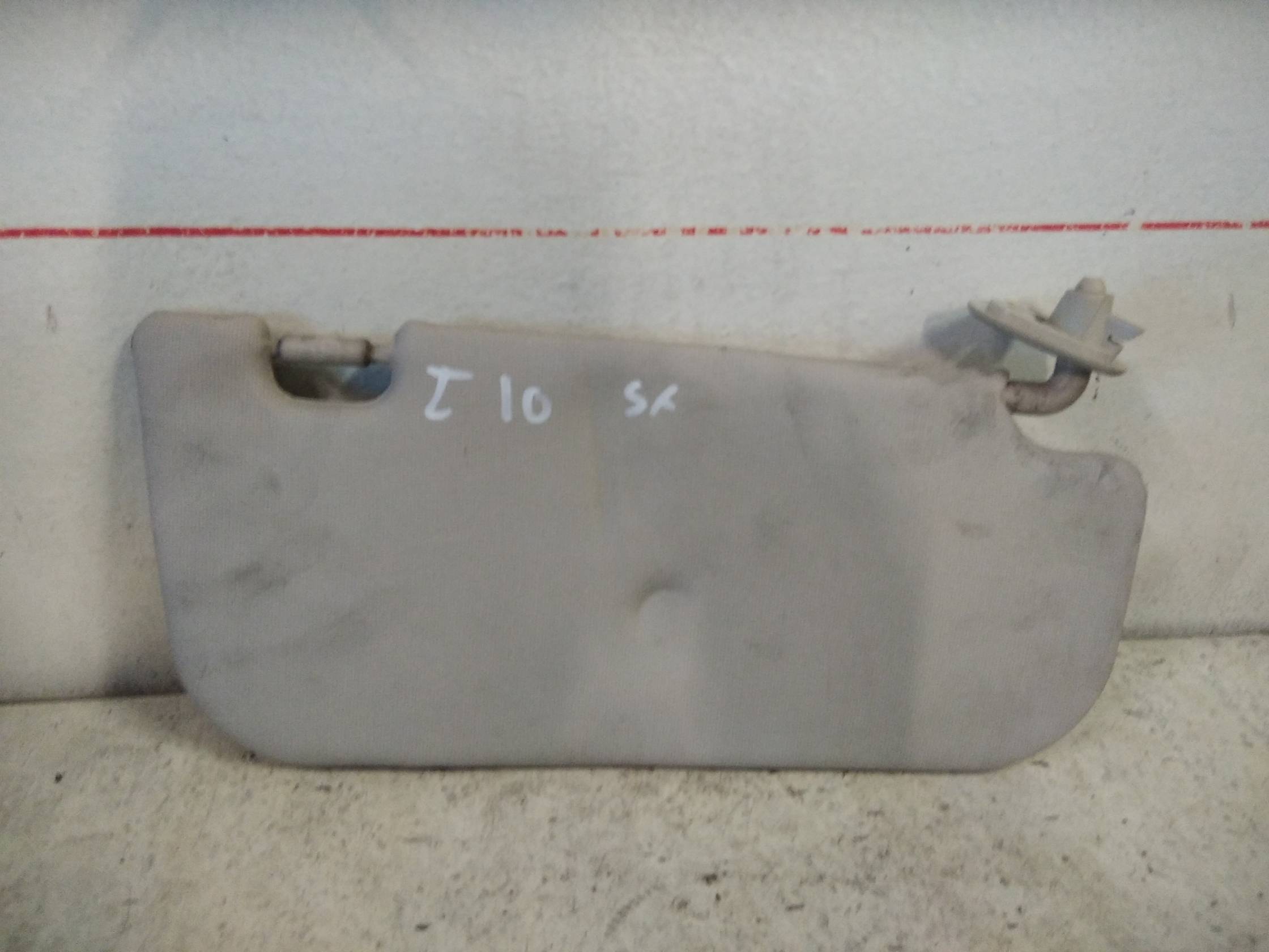 Aletta parasole parabrezza sx.