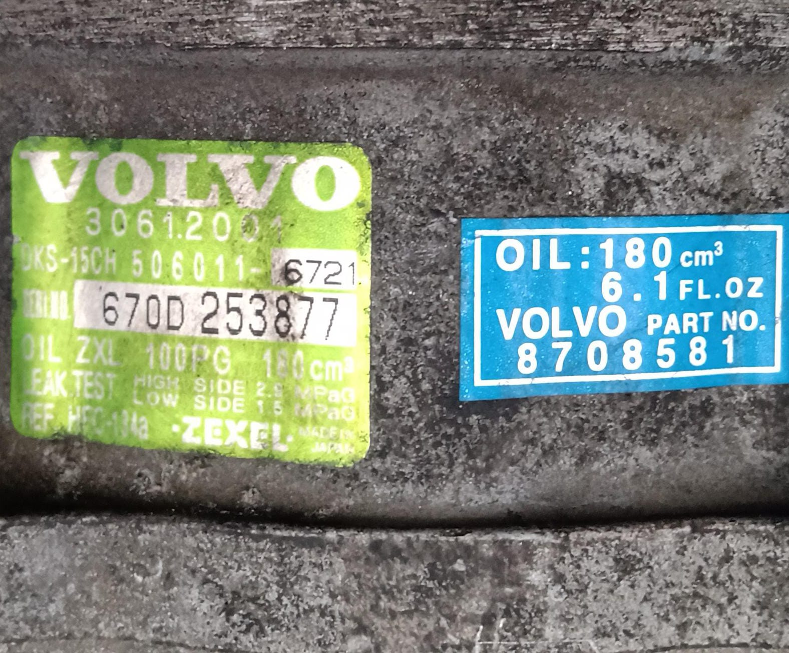 Compressore aria condizionata