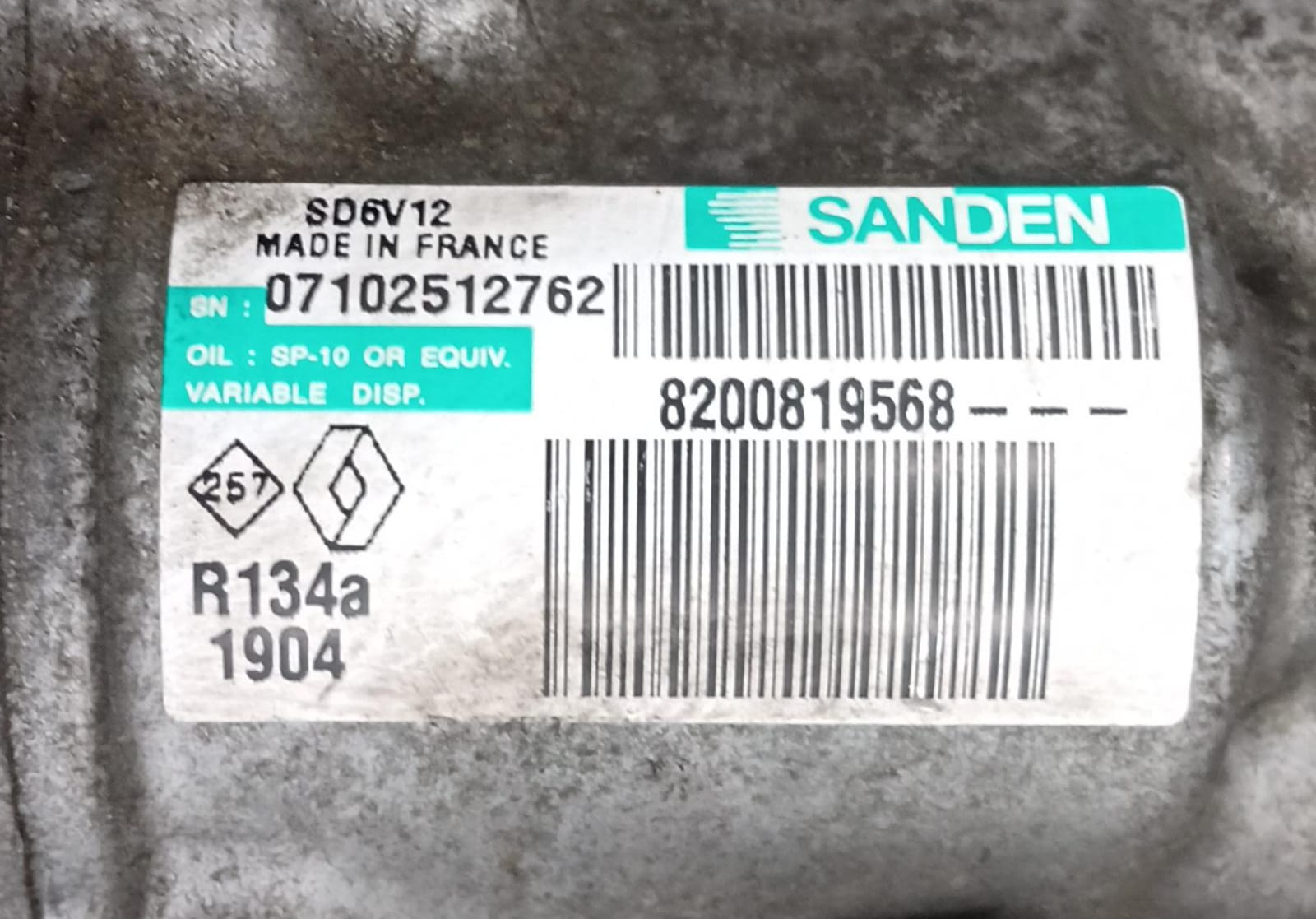 Compressore aria condizionata