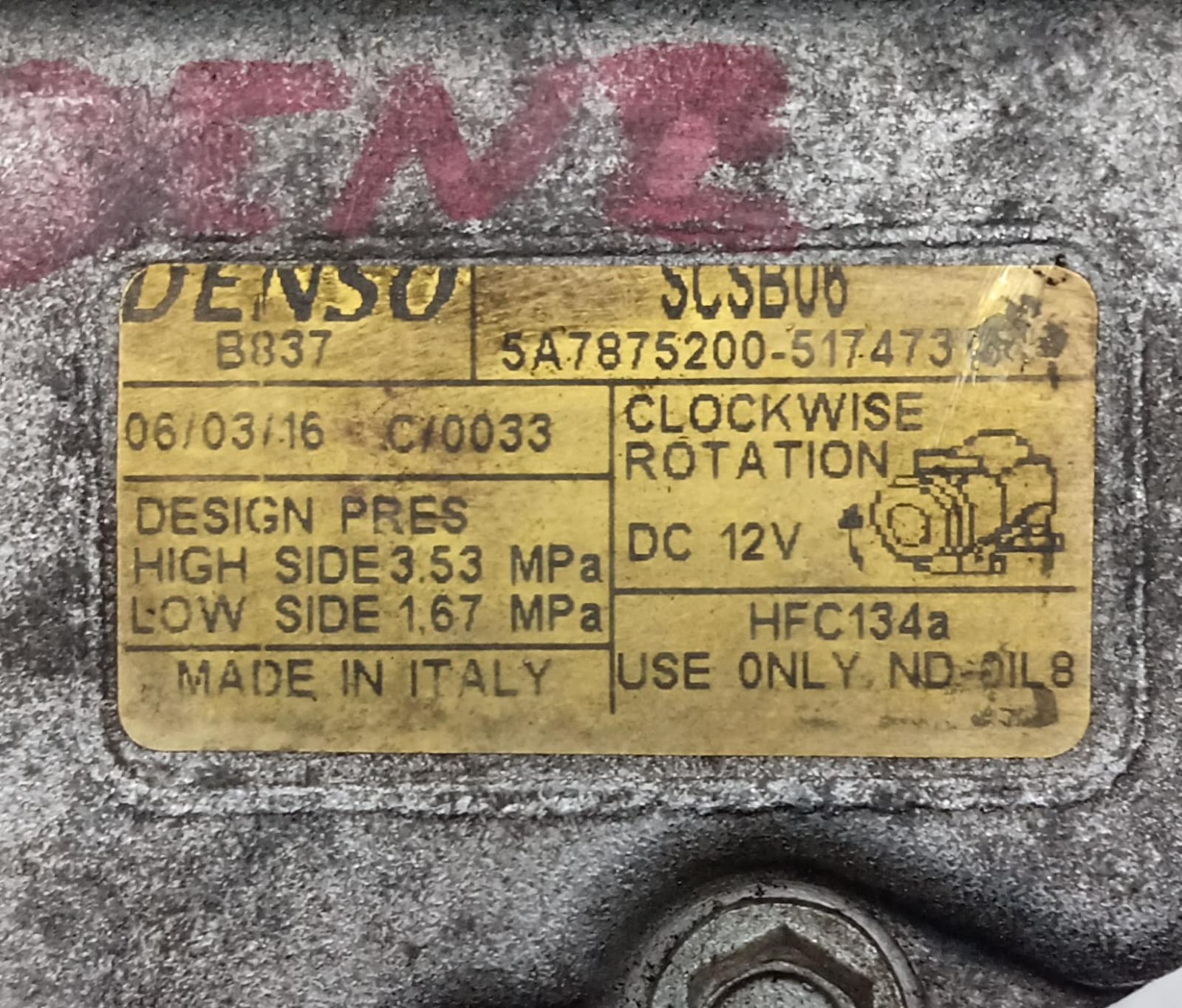 Compressore aria condizionata