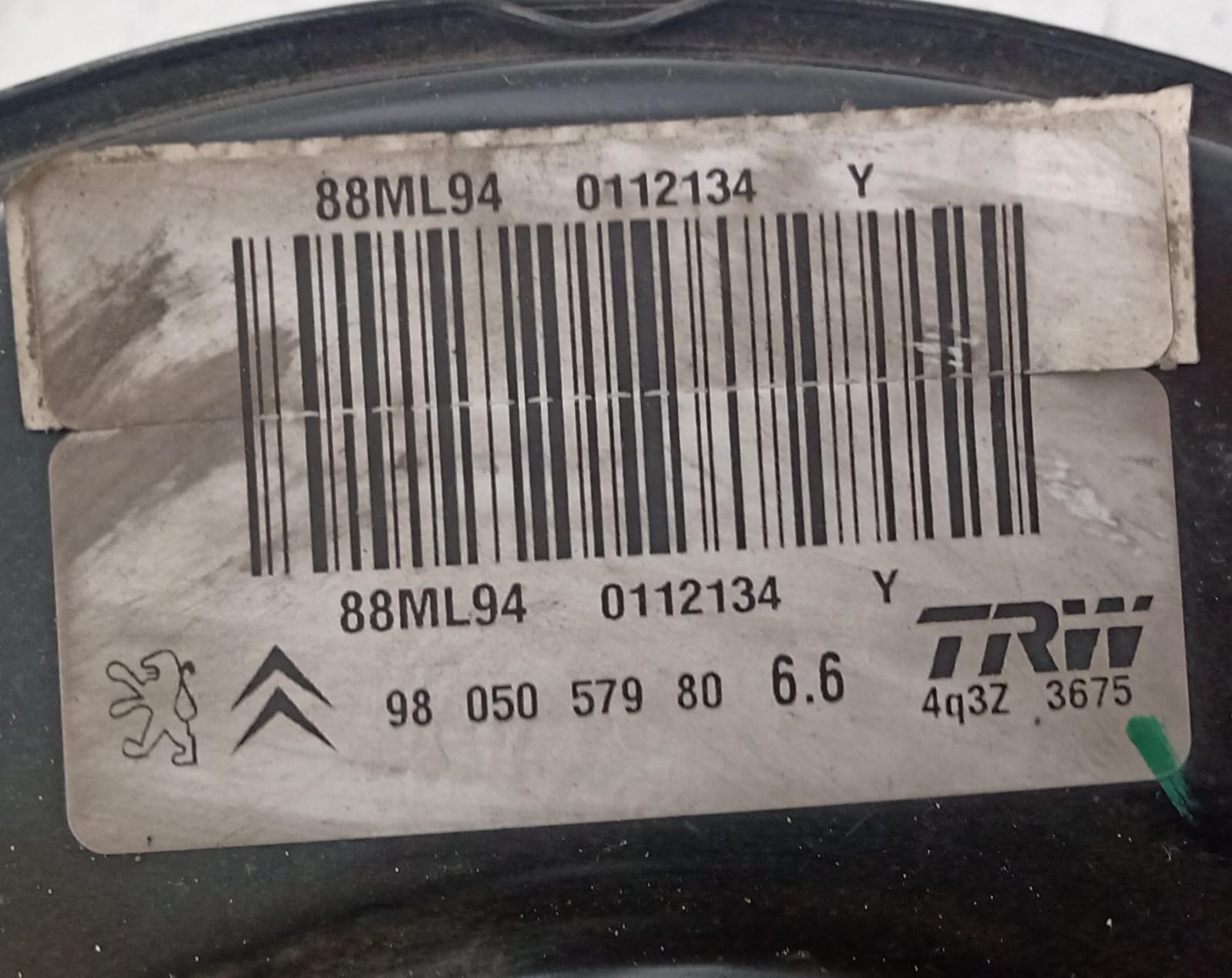 Servofreno con pompa