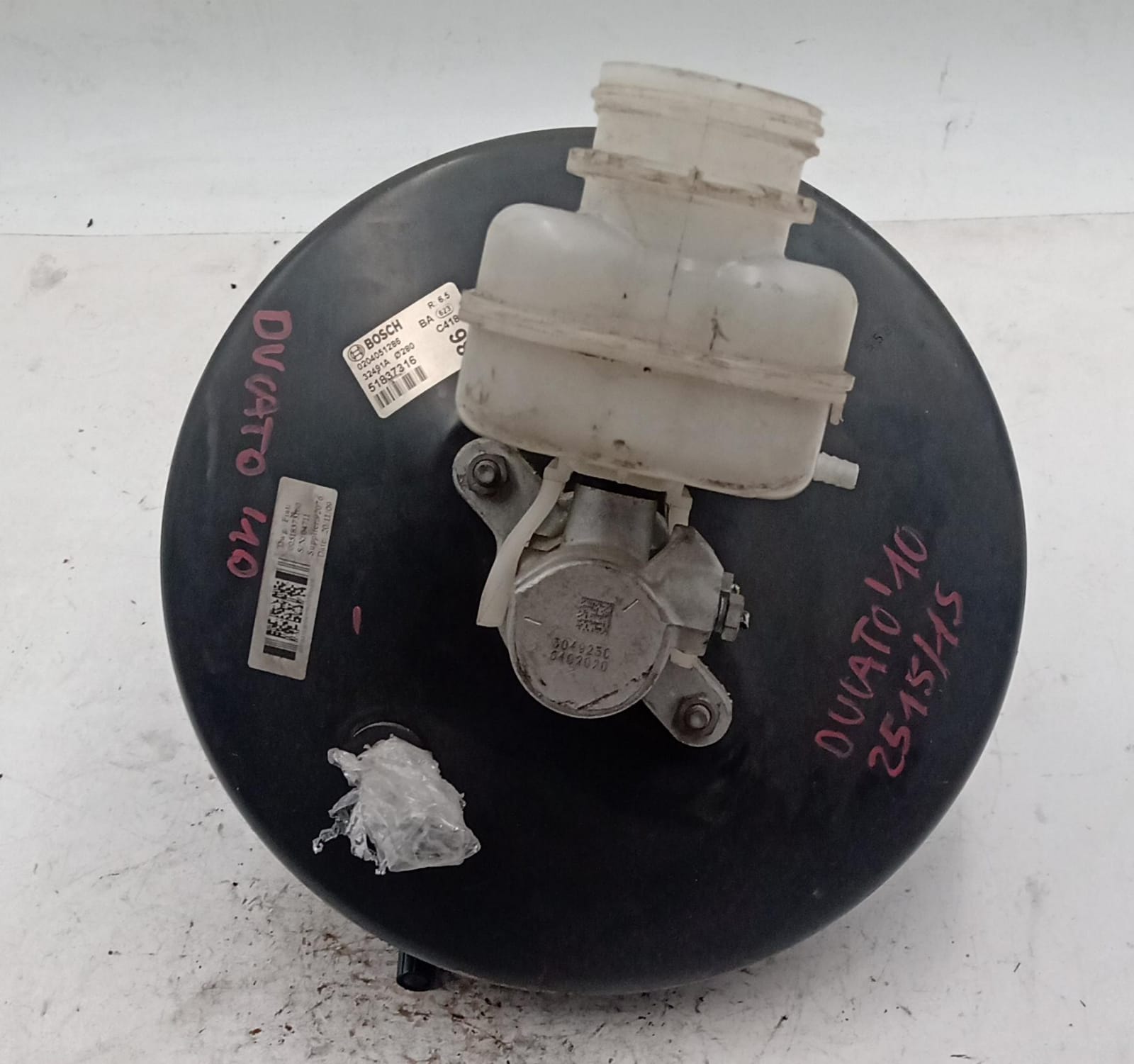 Servofreno con pompa