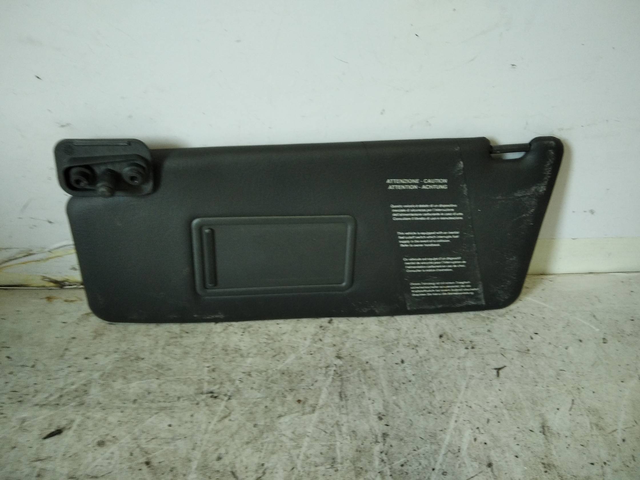 Aletta parasole parabrezza sx.