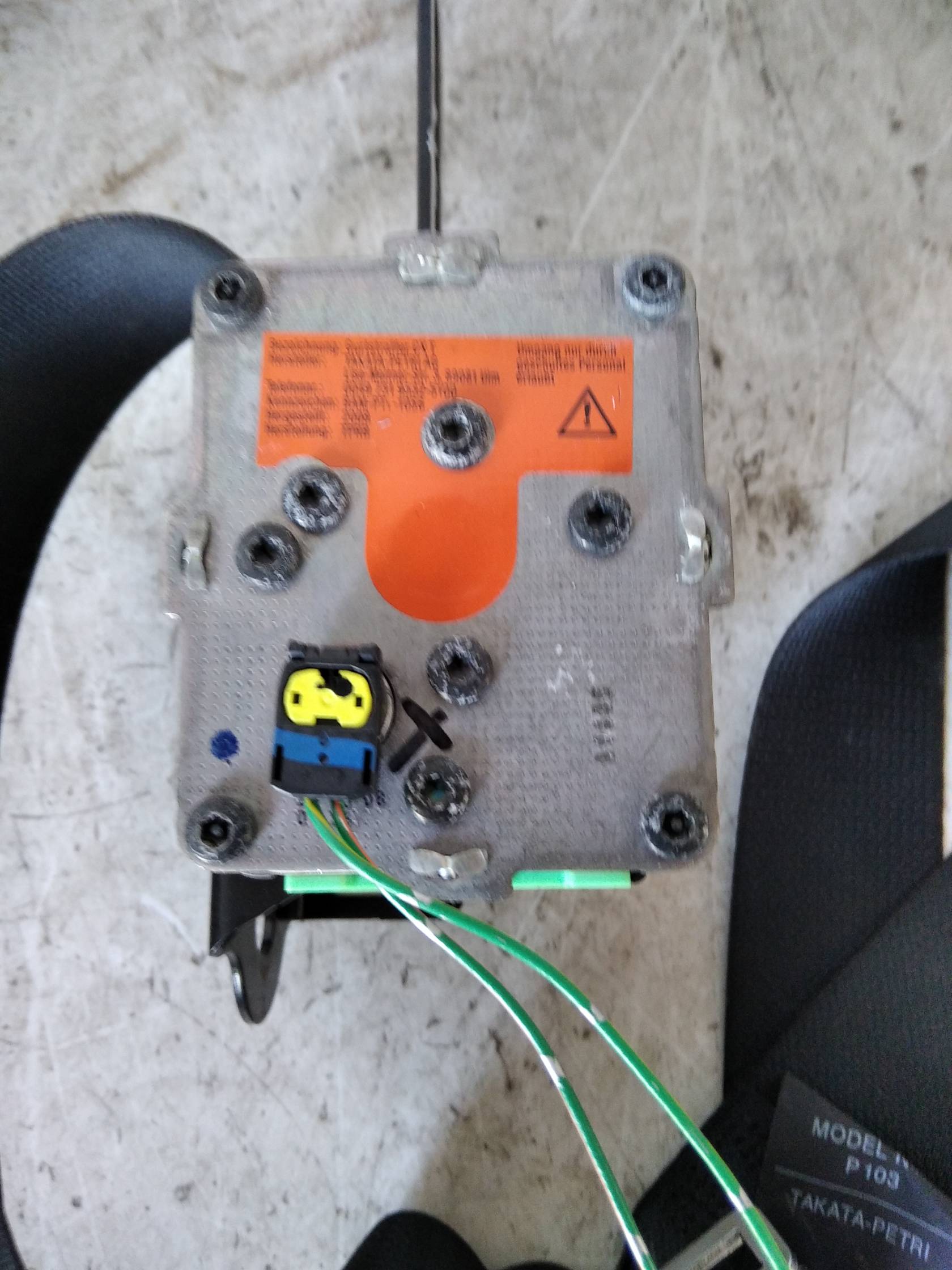 Cintura di sicurezza ant. sx.