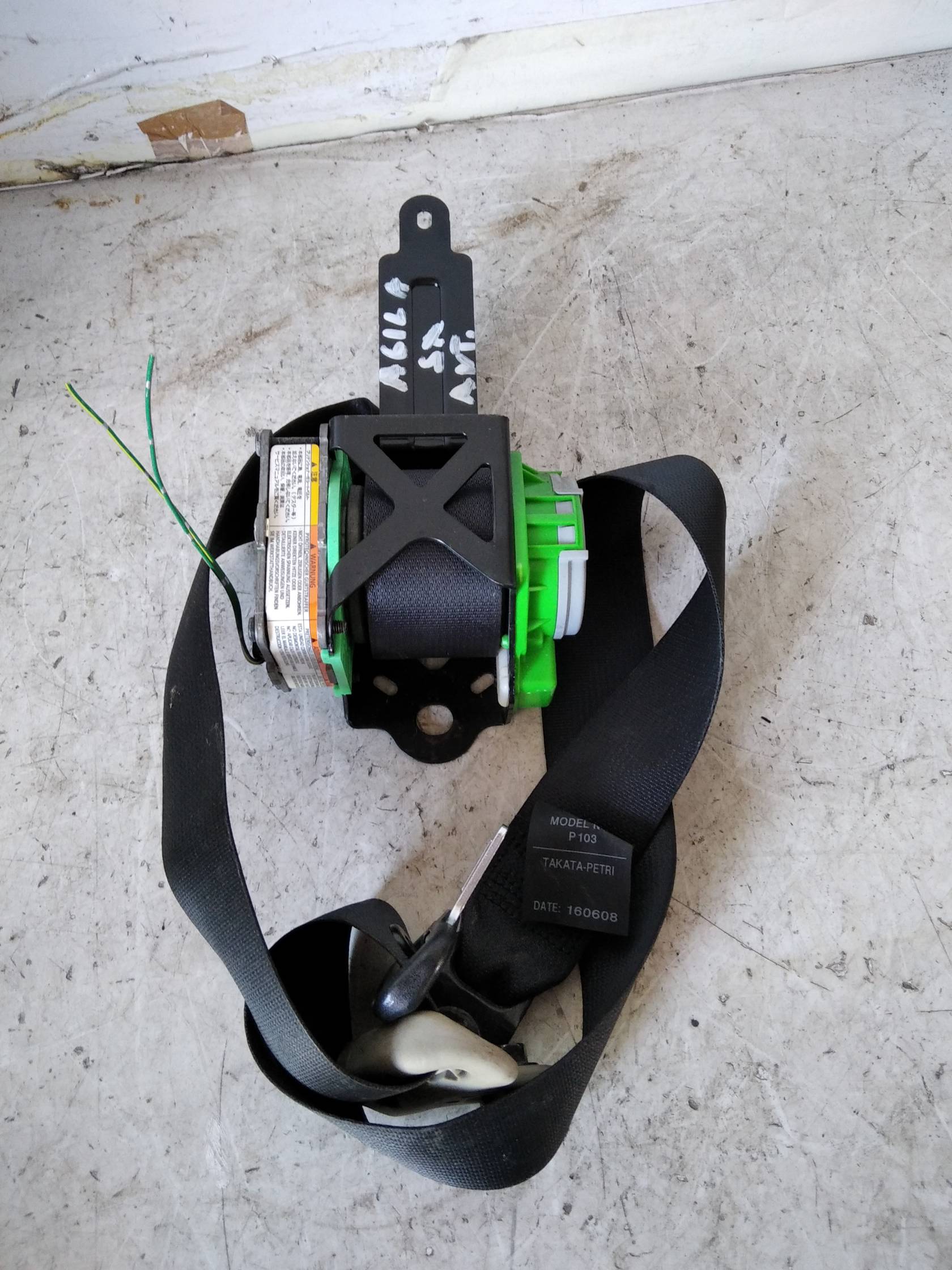 Cintura di sicurezza ant. sx.