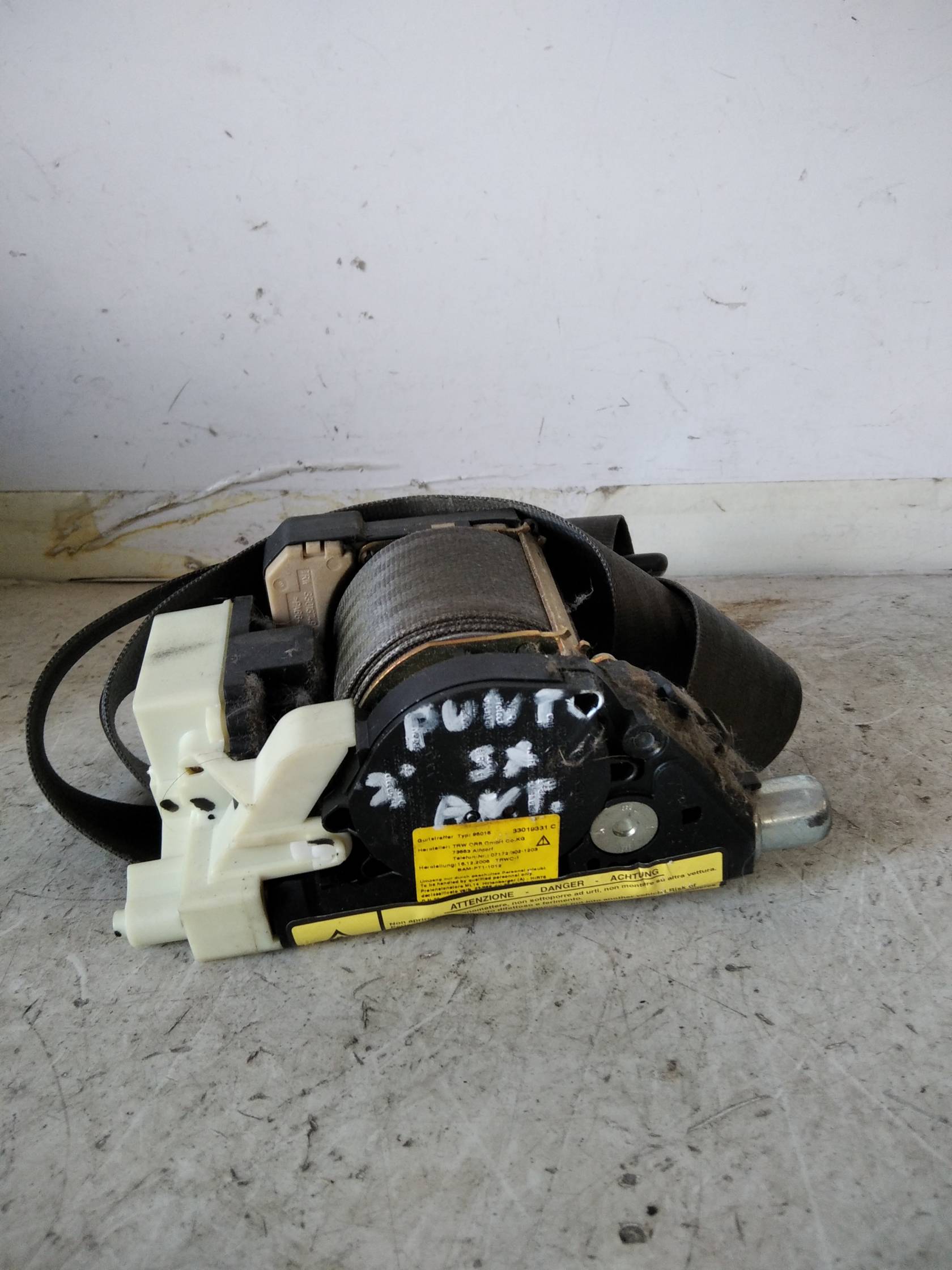 Cintura di sicurezza ant. sx.