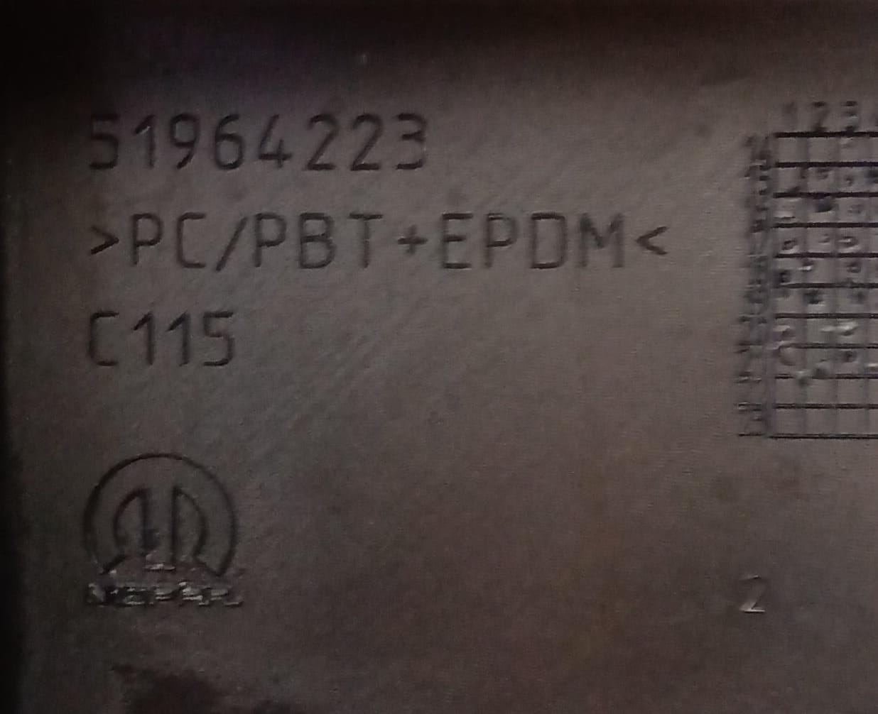 Traversa paraurti posteriore