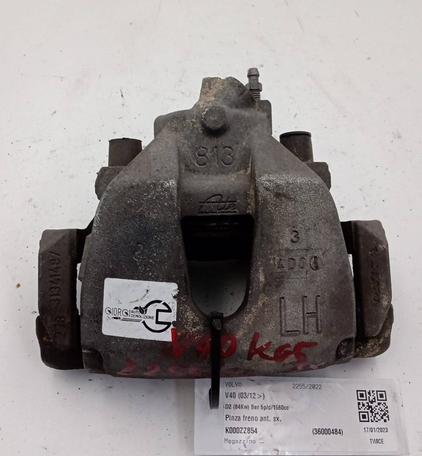 Pinza freno anteriore sinistra Pinza freno anteriore sinistra