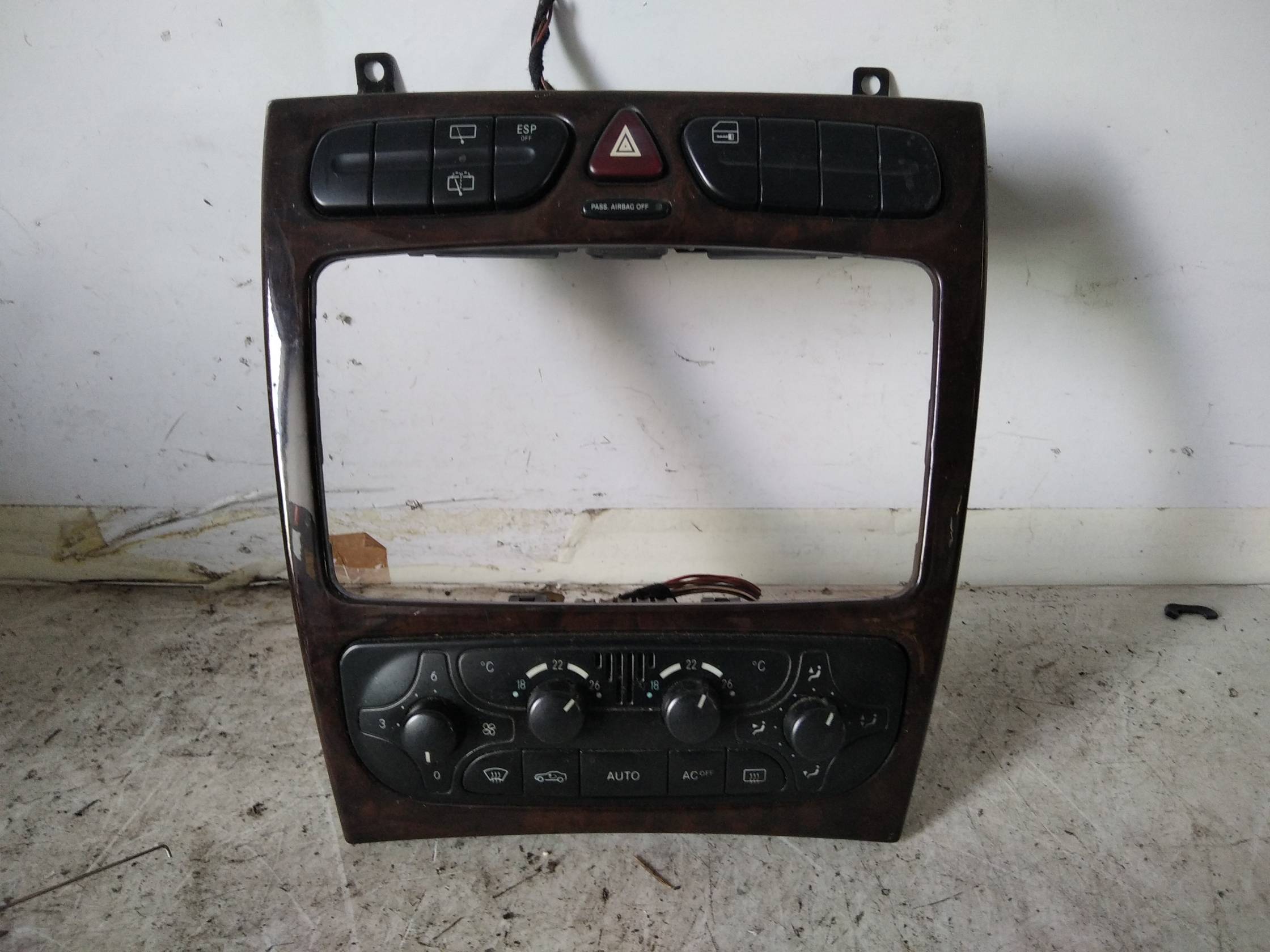 Blocco comando climatizzazione