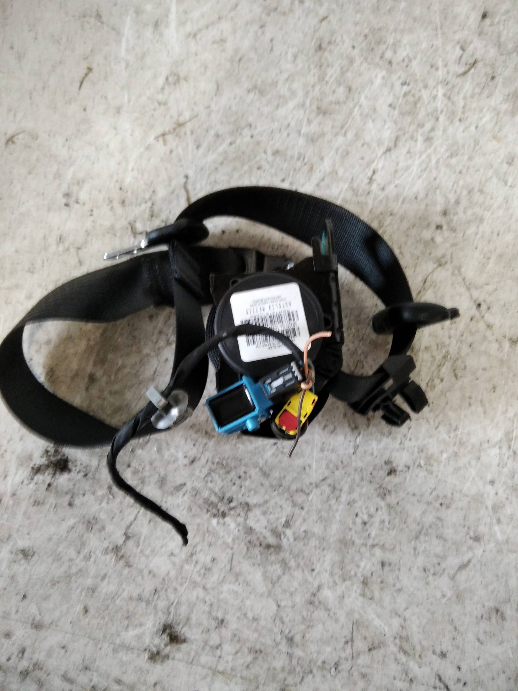 Cintura di sicurezza ant. dx.