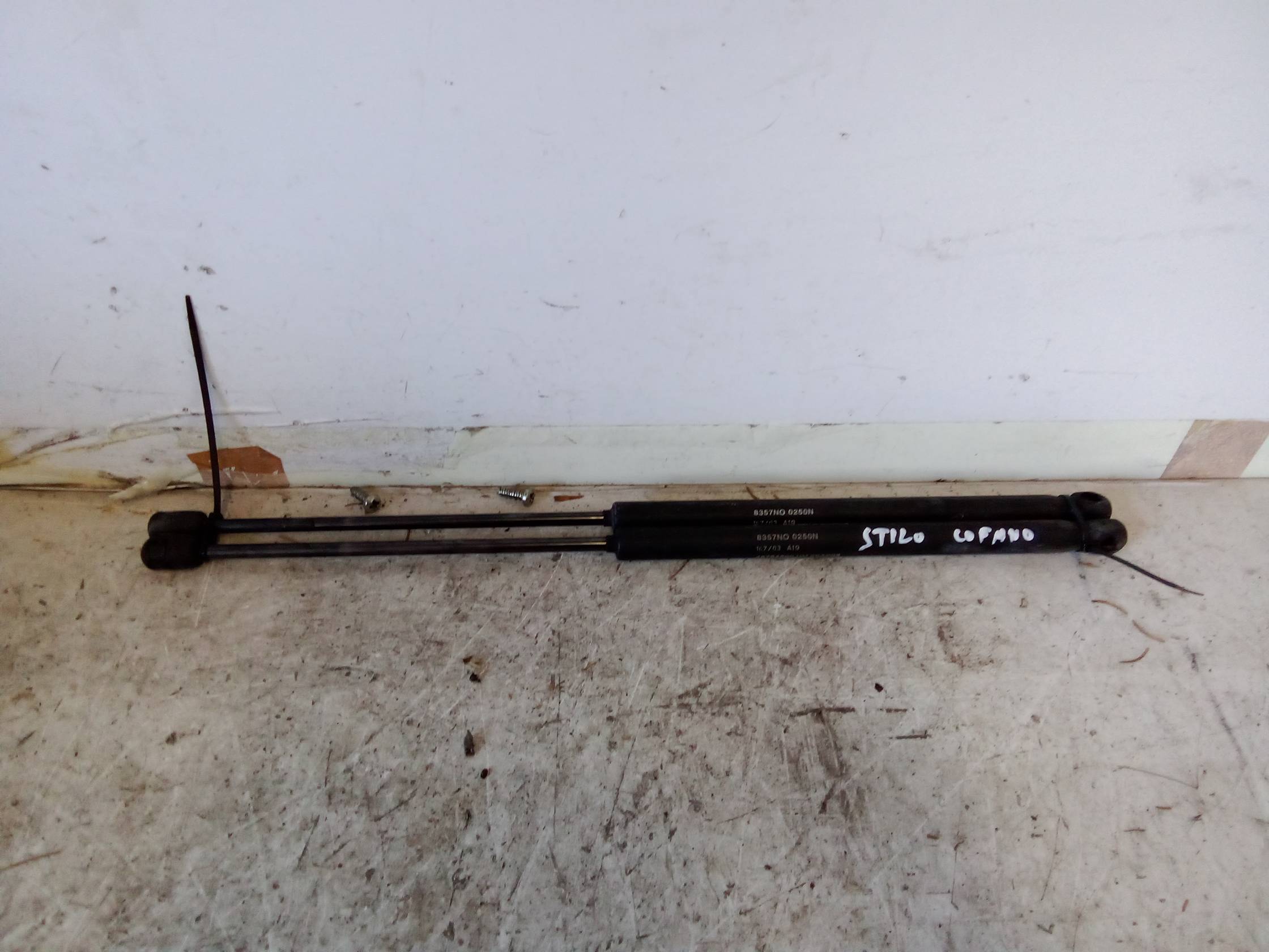 Asta ammortizzante cofano ant. sx.