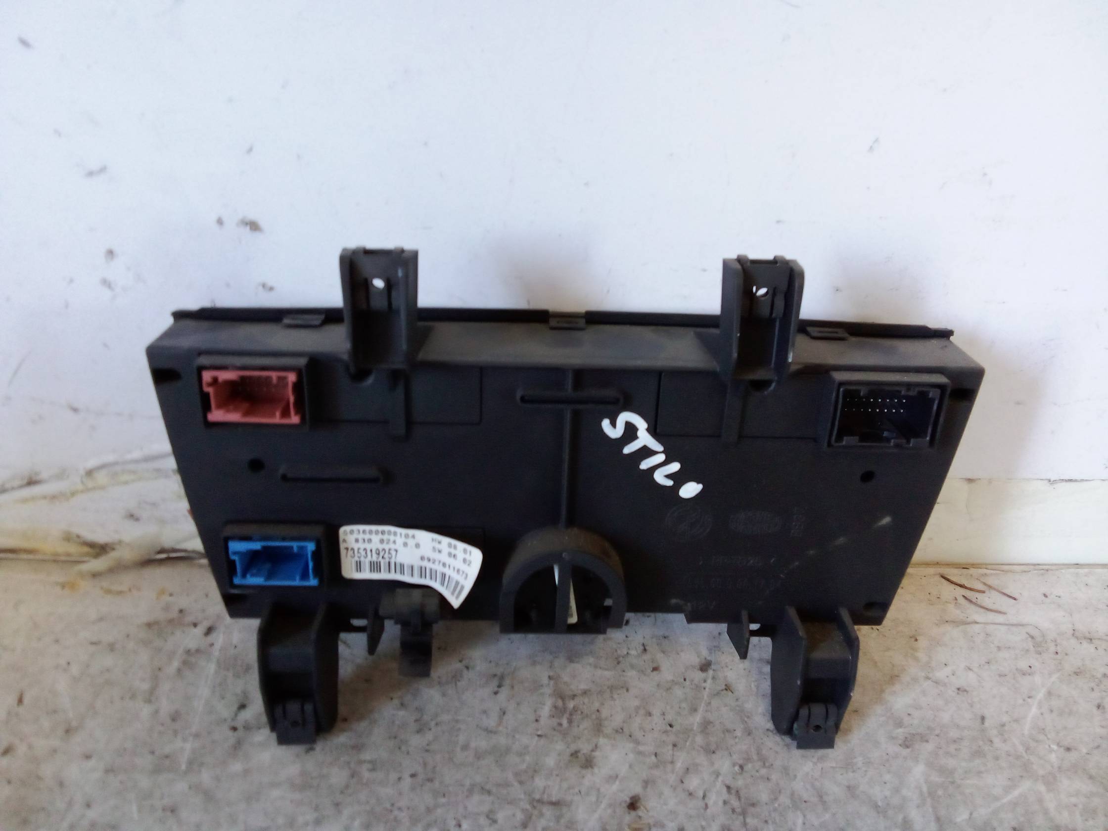 Blocco comando climatizzazione