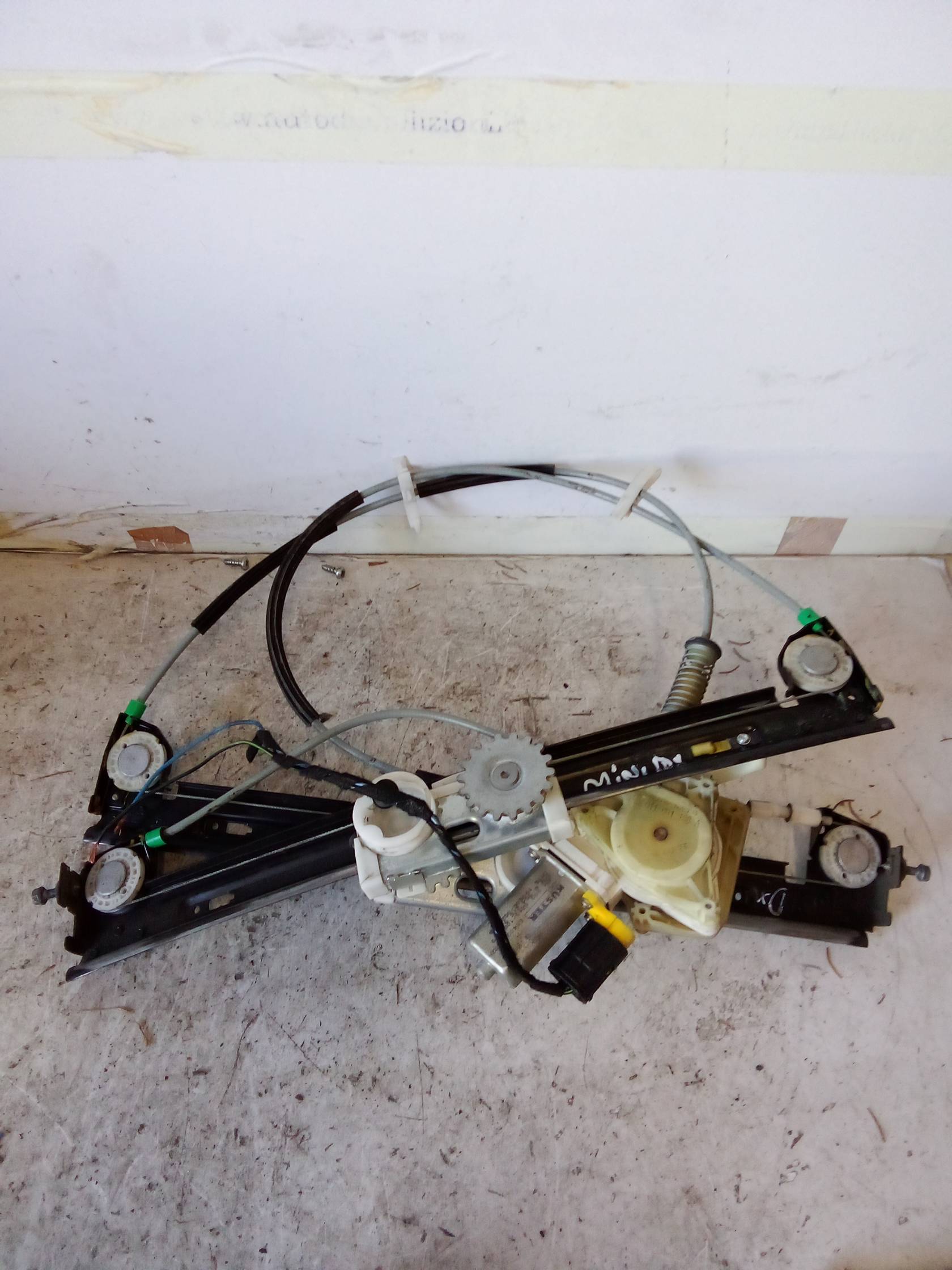 Alzacristallo porta ant. dx.