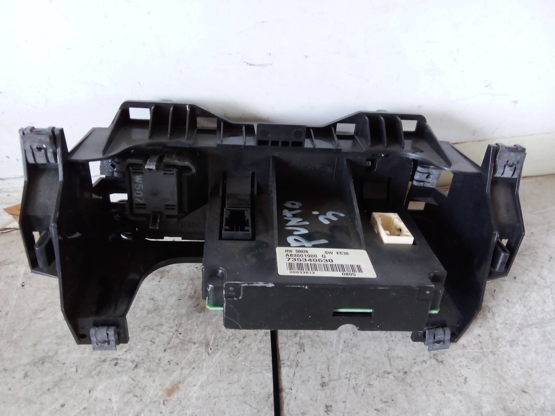 Blocco comando climatizzazione