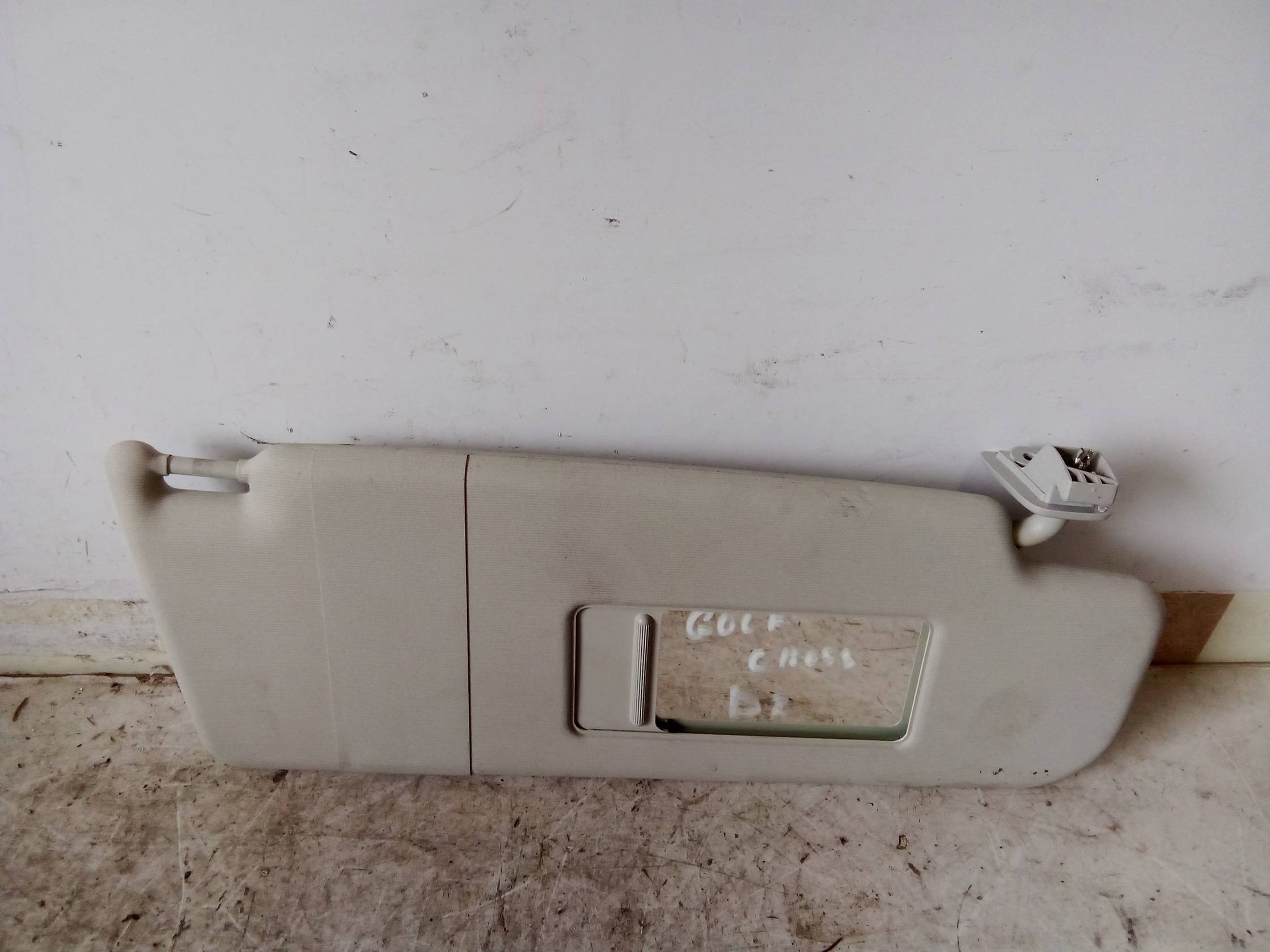 Aletta parasole parabrezza dx.