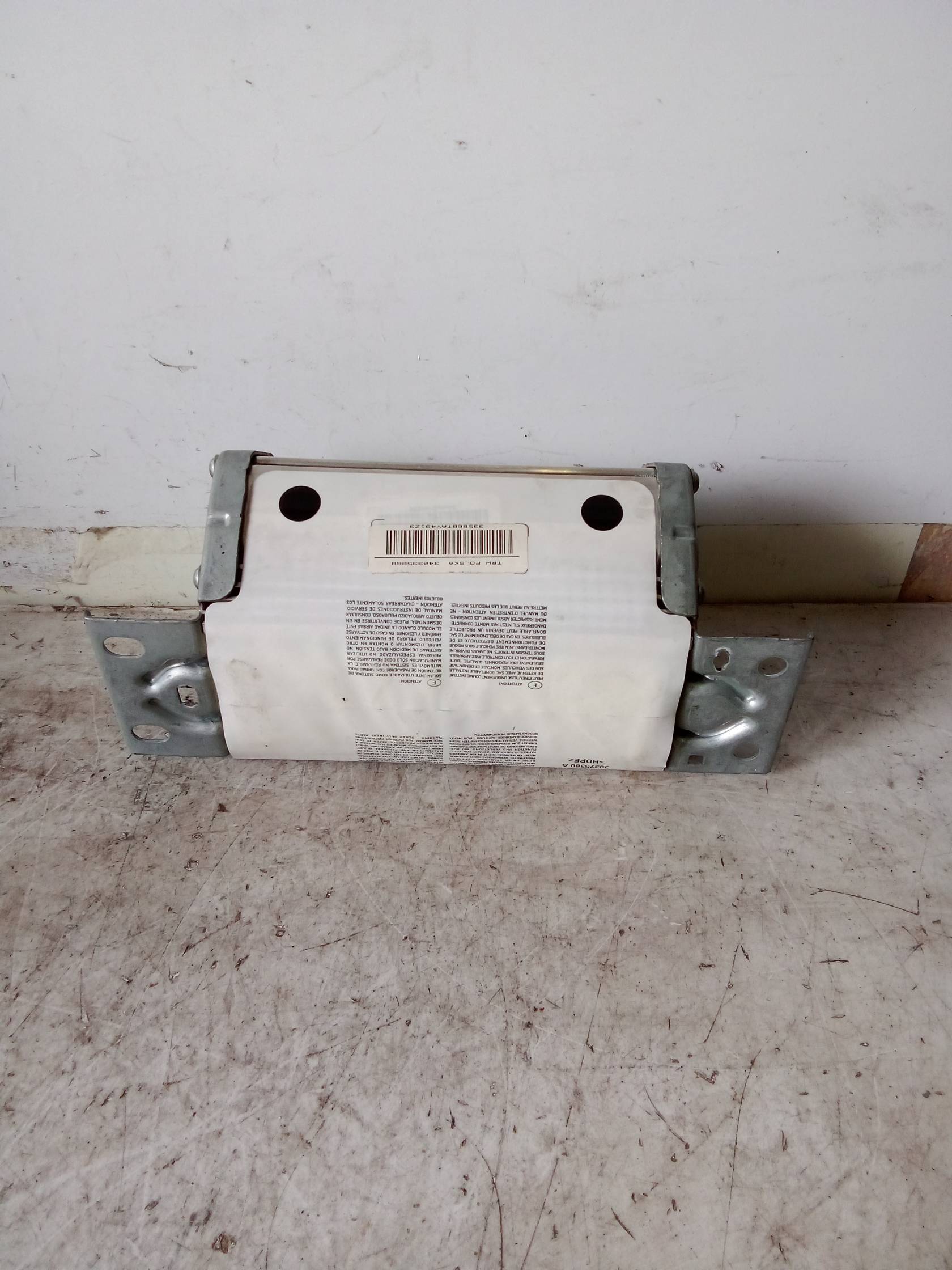 Dispositivo airbag lato passeggero